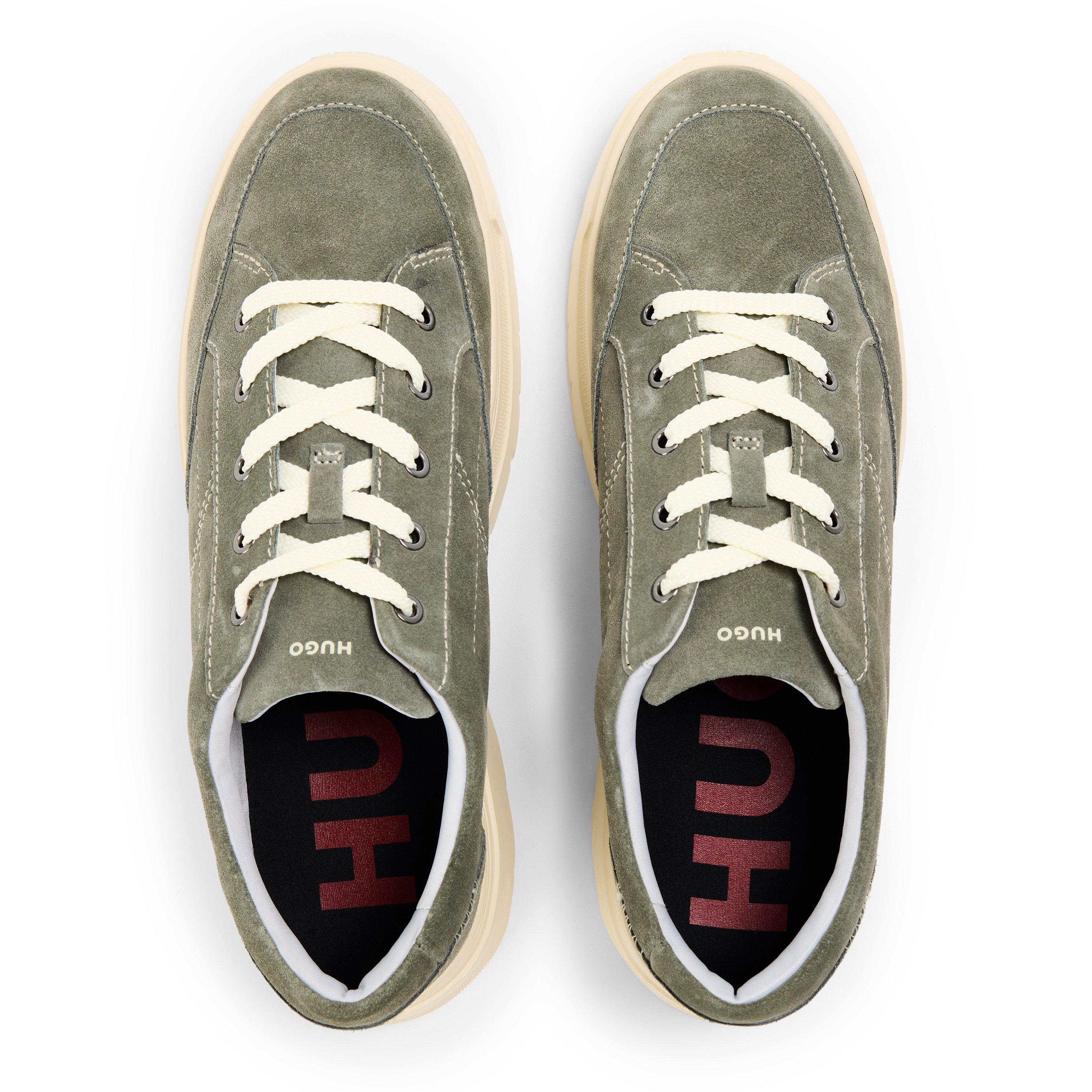 Dark Green - Hugo - Men's Urian Derb Casual Low-Top Trainers - 4