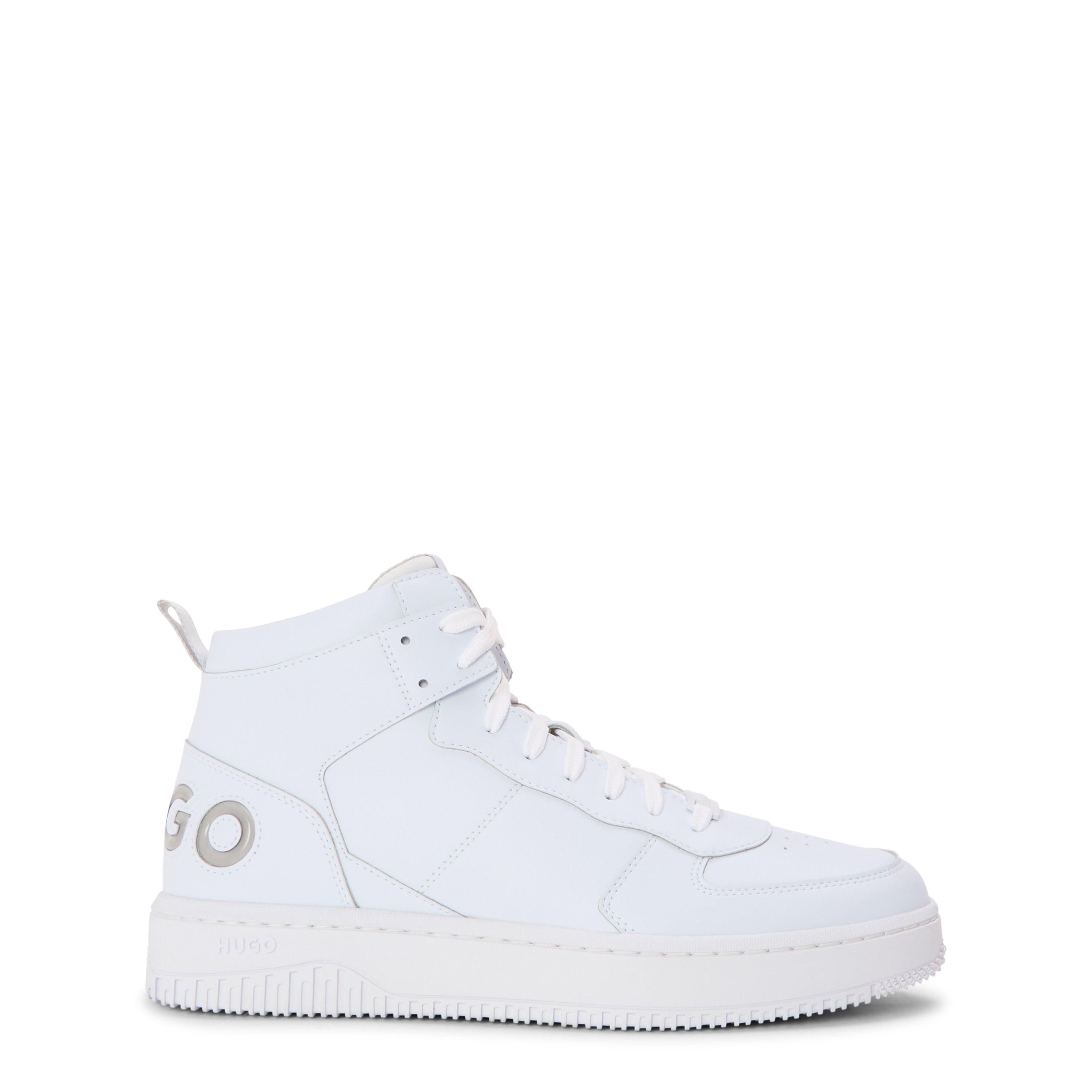 Hugo Men's Kilian Hito Blub High-Top Trainers - White - Size 7 (41)