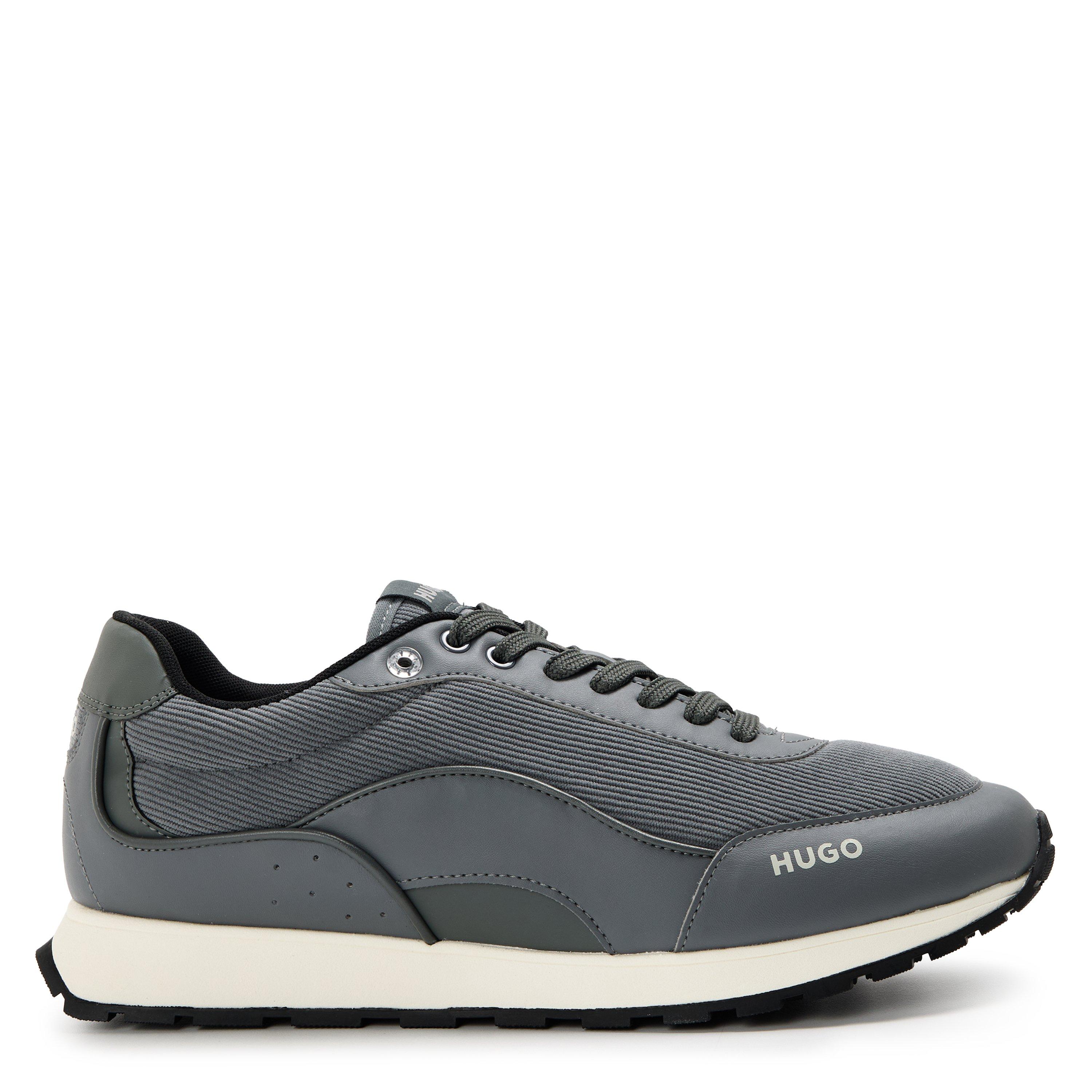 Hugo Men's Icelin Runners Casual Low-Top Trainers - Medium Grey - 7 (41)