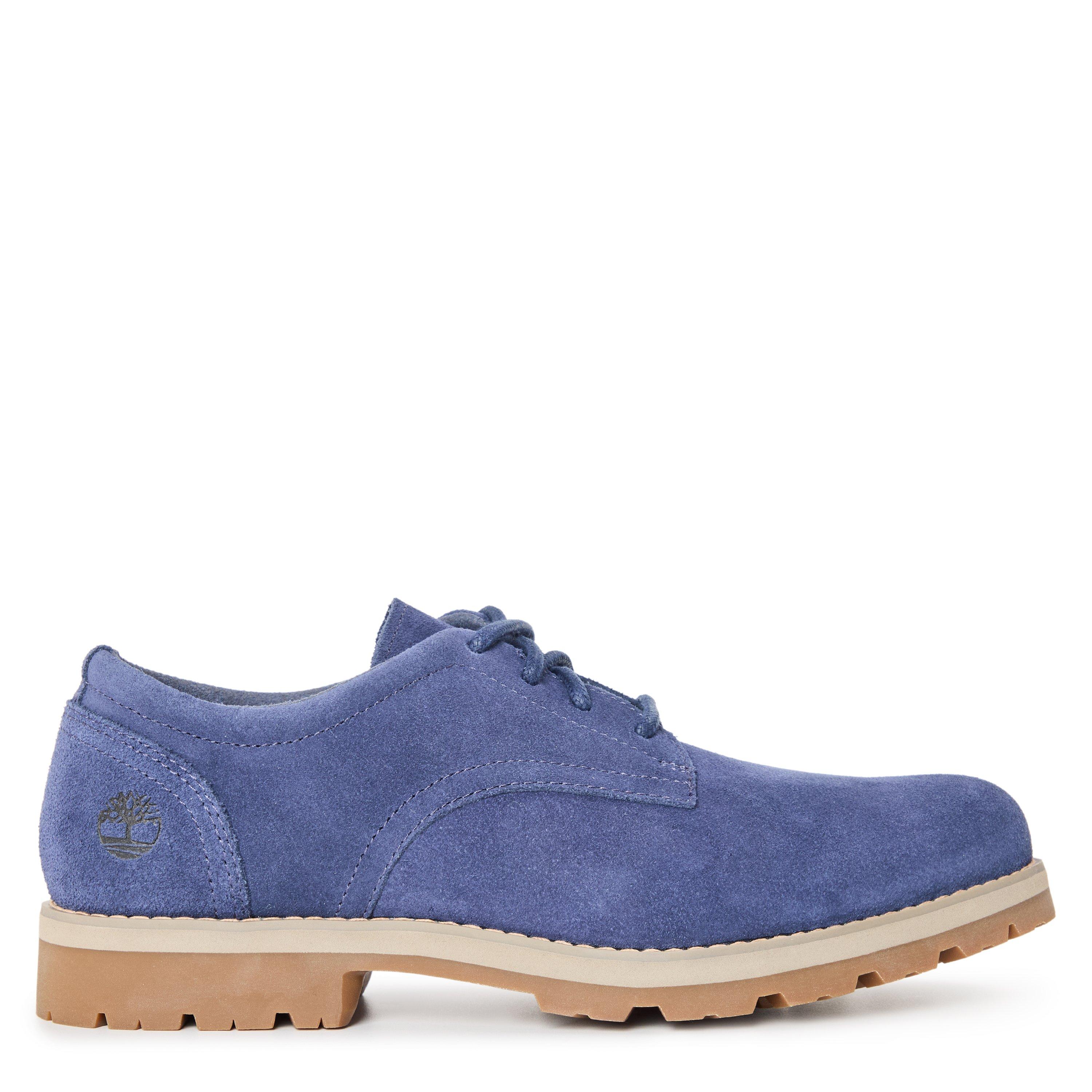 Timberland Men's Britton Square Rust Derby Shoes - Navy Suede - 7 (41)