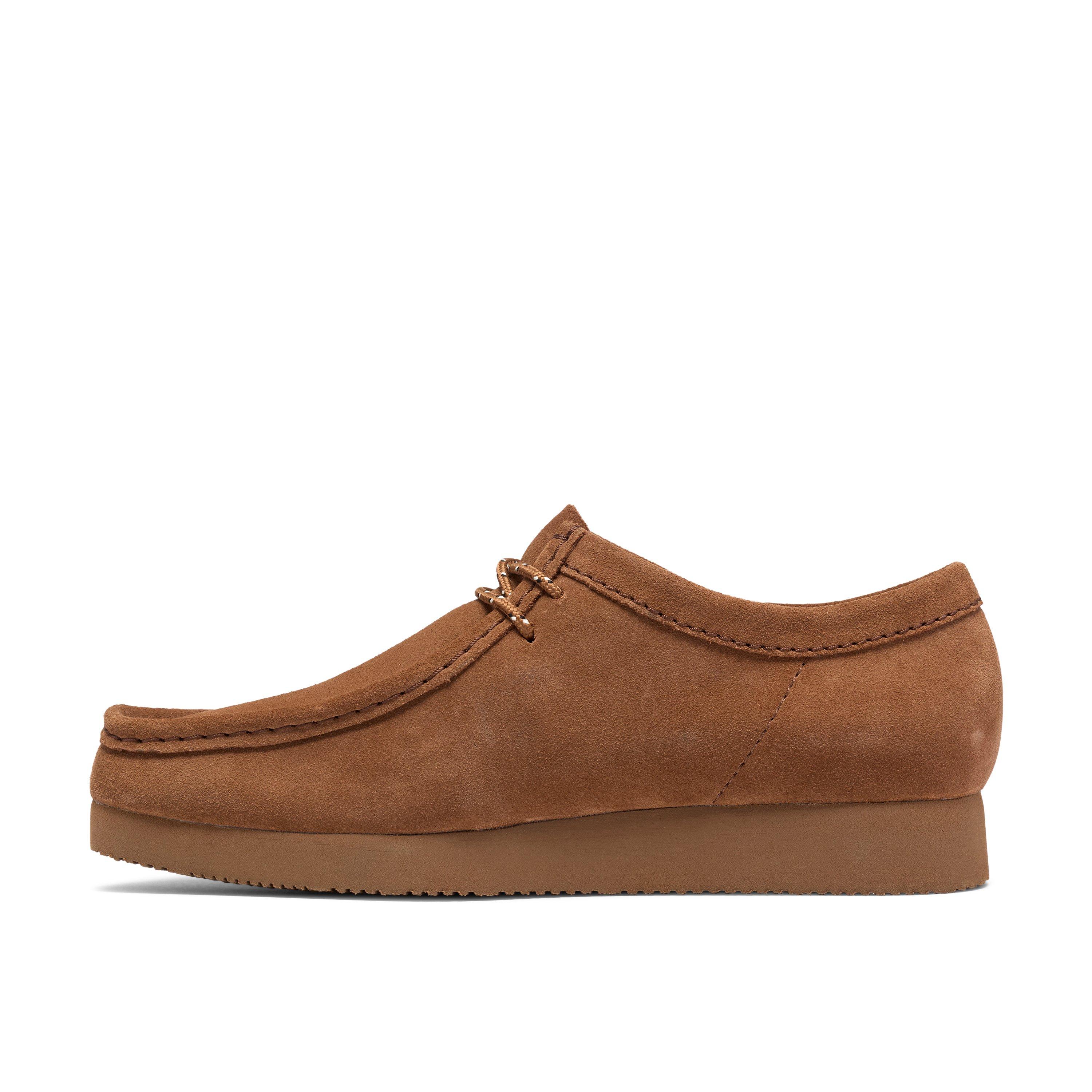 Cola Suede - Clarks Originals - Men's Wallabee Lite Suede Moc-Toe Shoes - 2