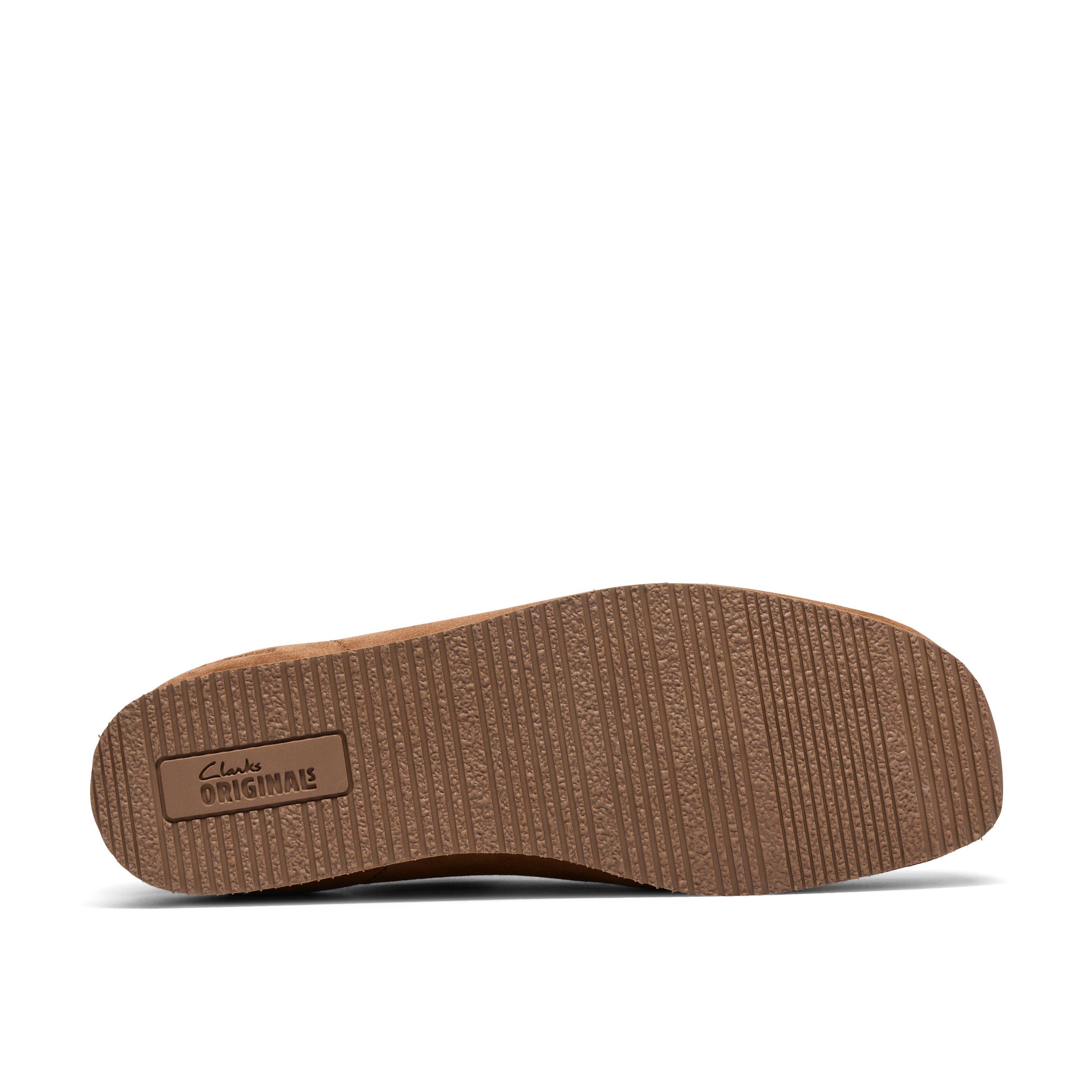 Cola Suede - Clarks Originals - Men's Wallabee Lite Suede Moc-Toe Shoes - 3
