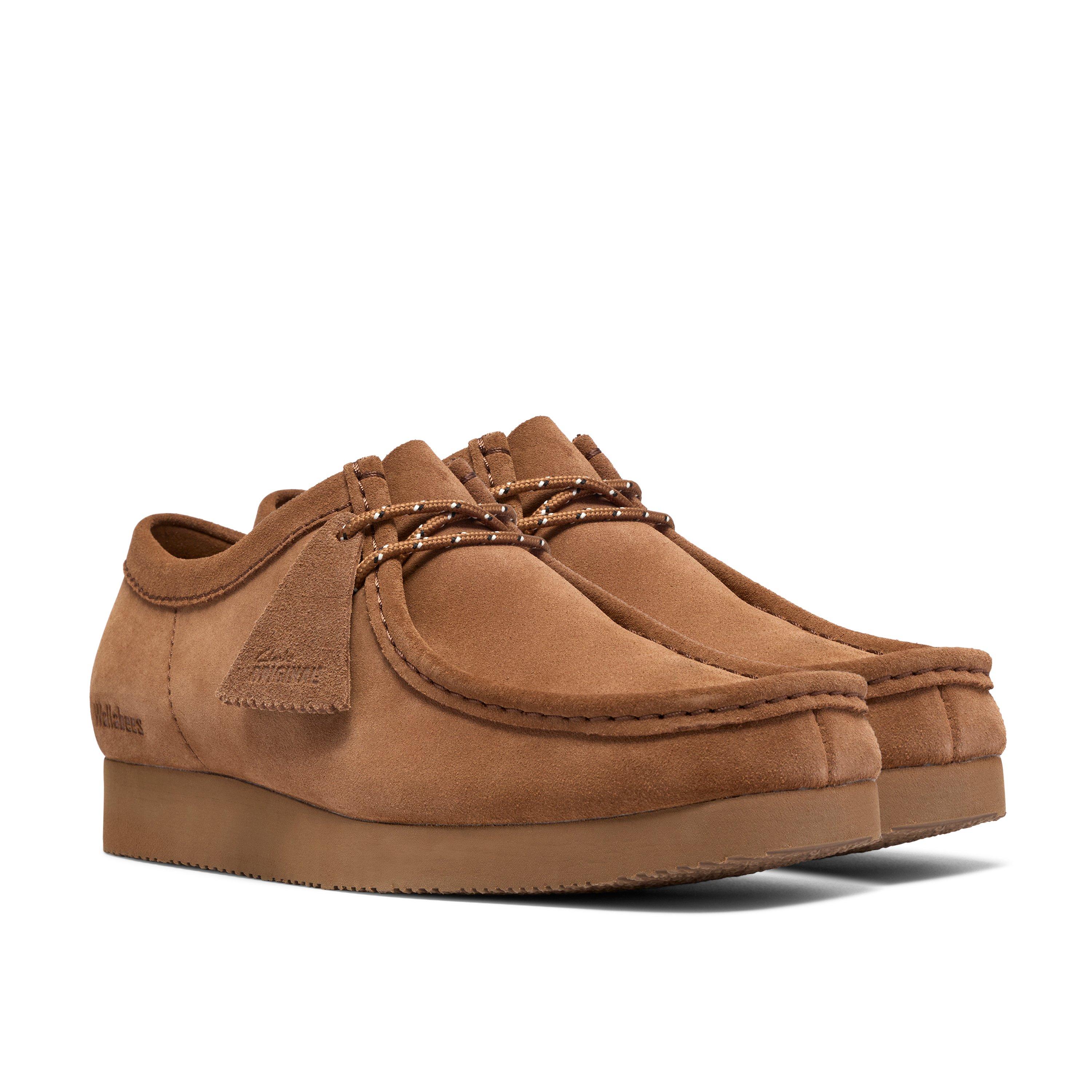 Cola Suede - Clarks Originals - Men's Wallabee Lite Suede Moc-Toe Shoes - 4