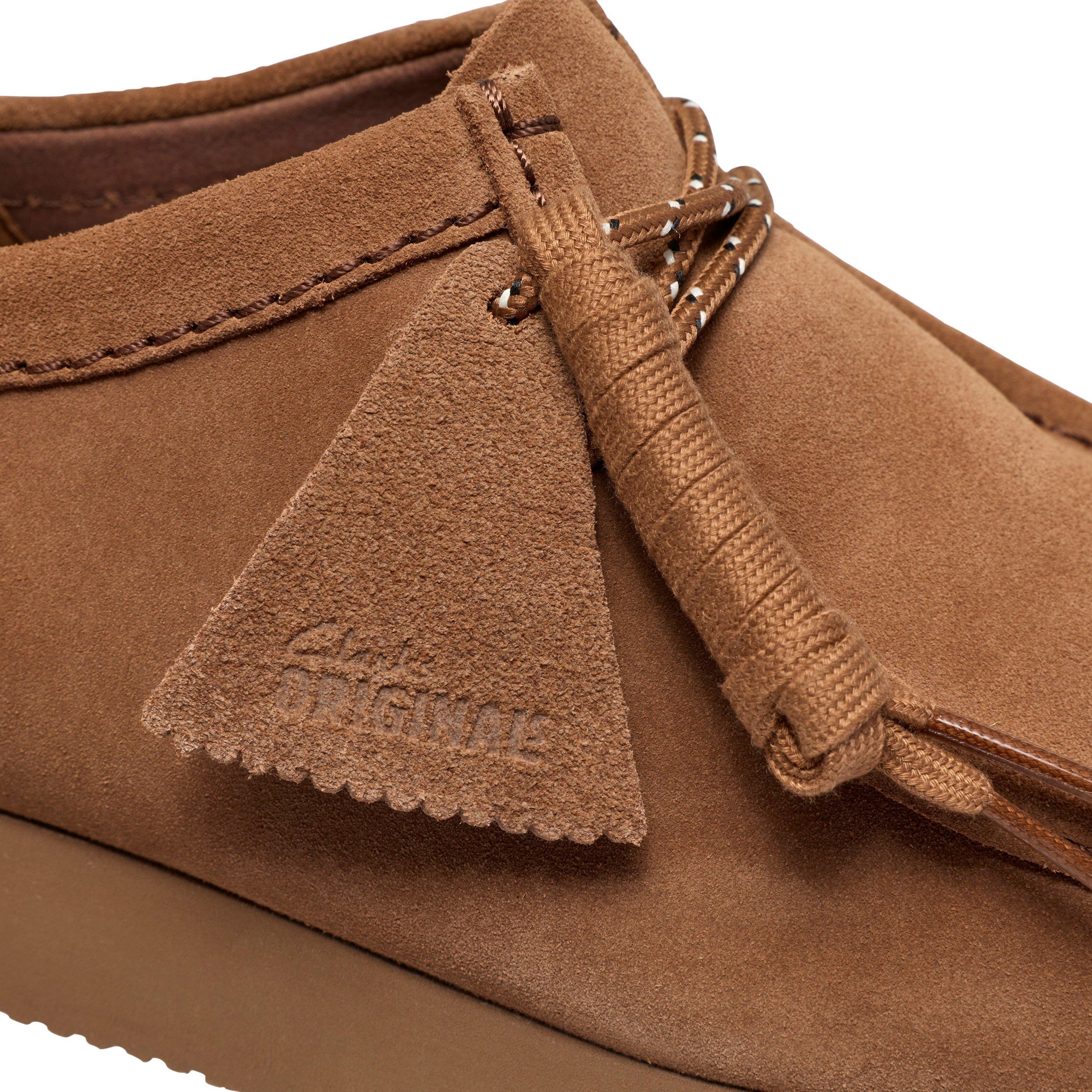 Cola Suede - Clarks Originals - Men's Wallabee Lite Suede Moc-Toe Shoes - 8