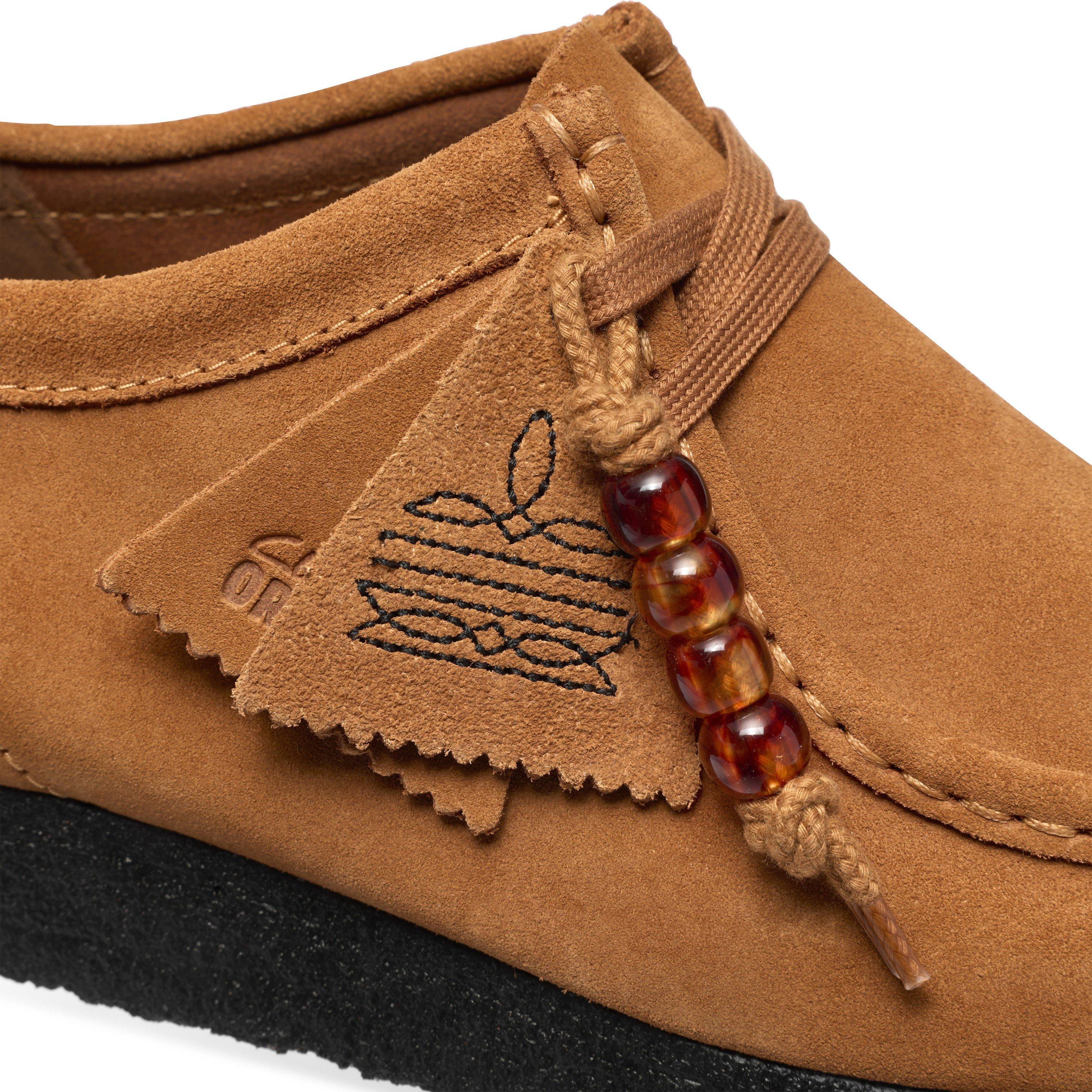 Ginger Suede - Clarks Originals - Men's Wallabee Lo Moc-Toe Shoes - 8