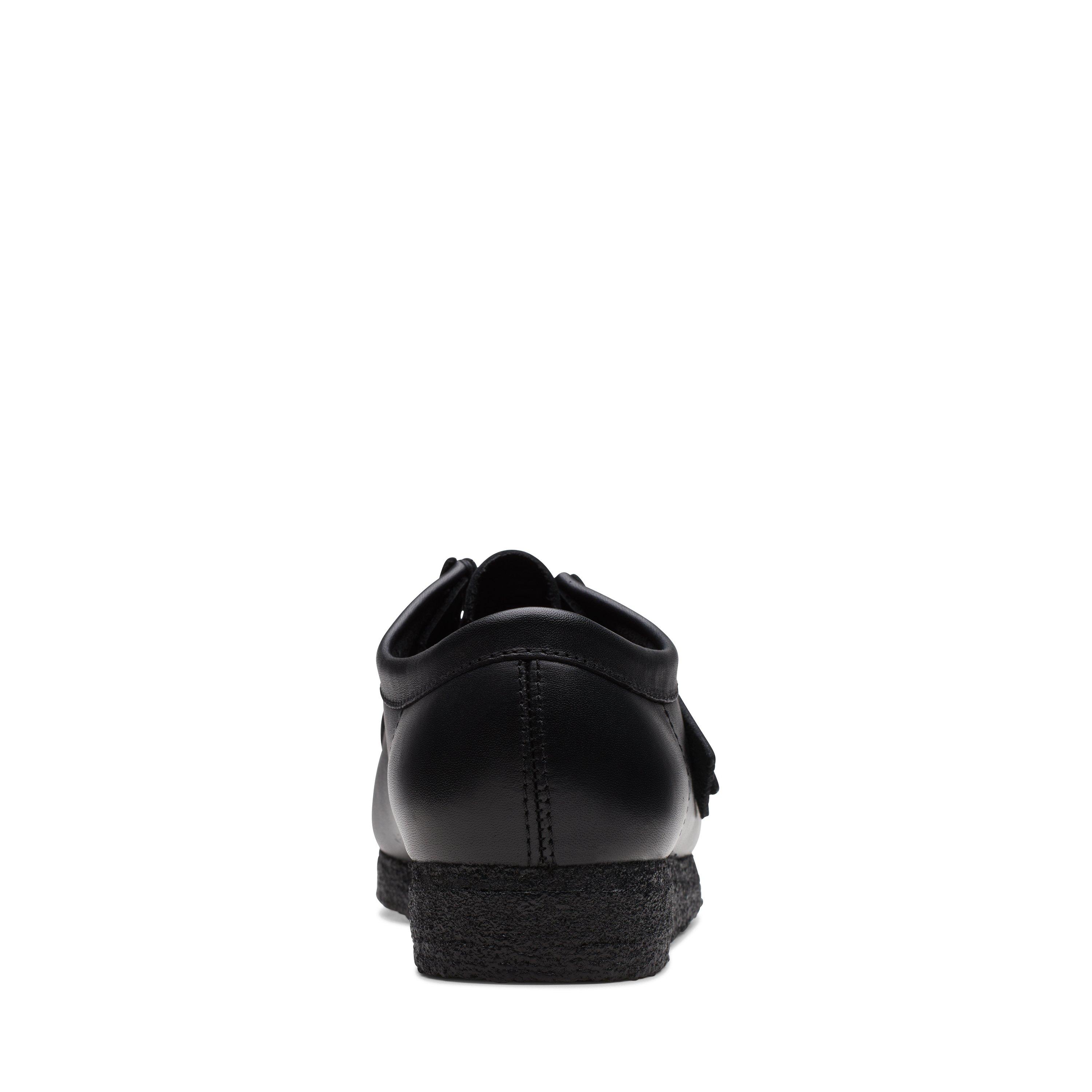 Black Leather - Clarks Originals - Clarks Wallabee Lo Sn00 - 6