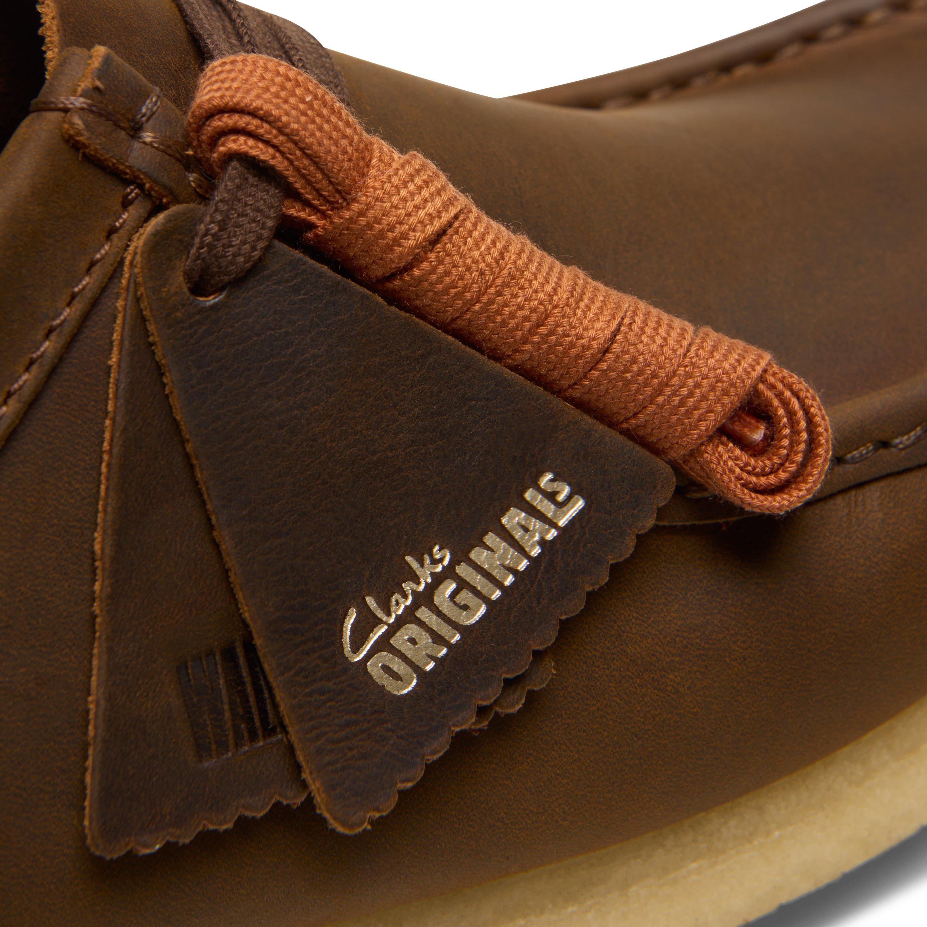 Beeswax Leather - Clarks Originals - Clarks Wallabee Lo Sn00 - 8