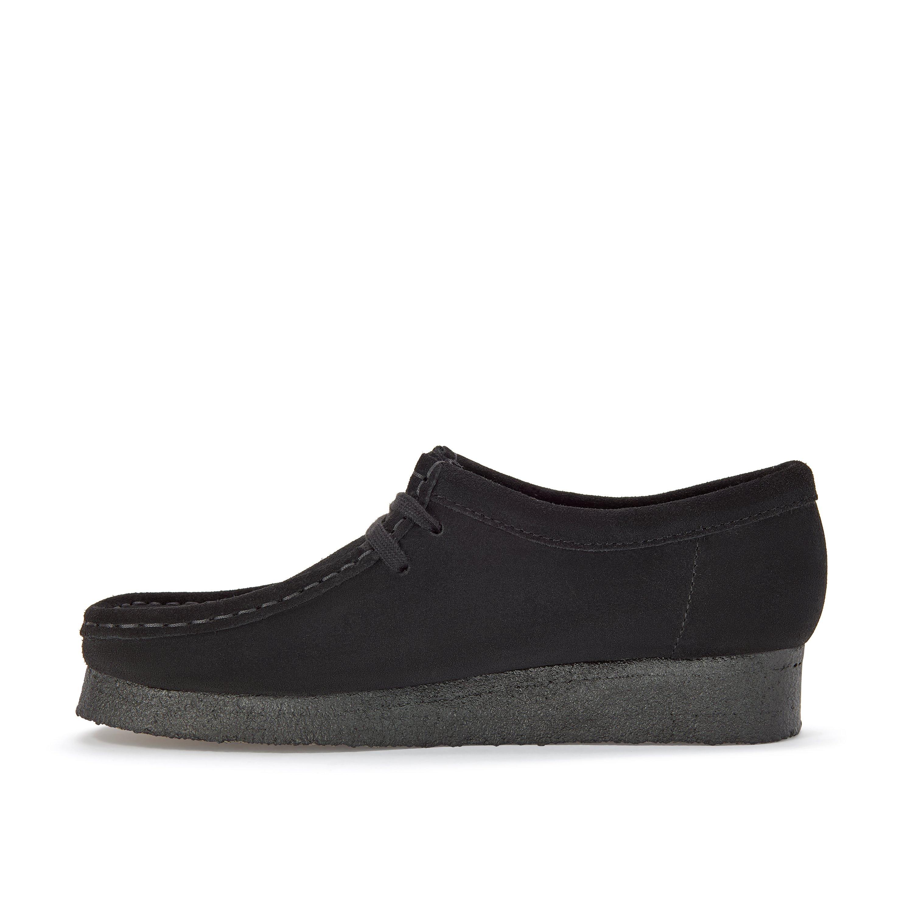 Black Suede - Clarks Originals - Clarks Wallabee Lo Sn00 - 2