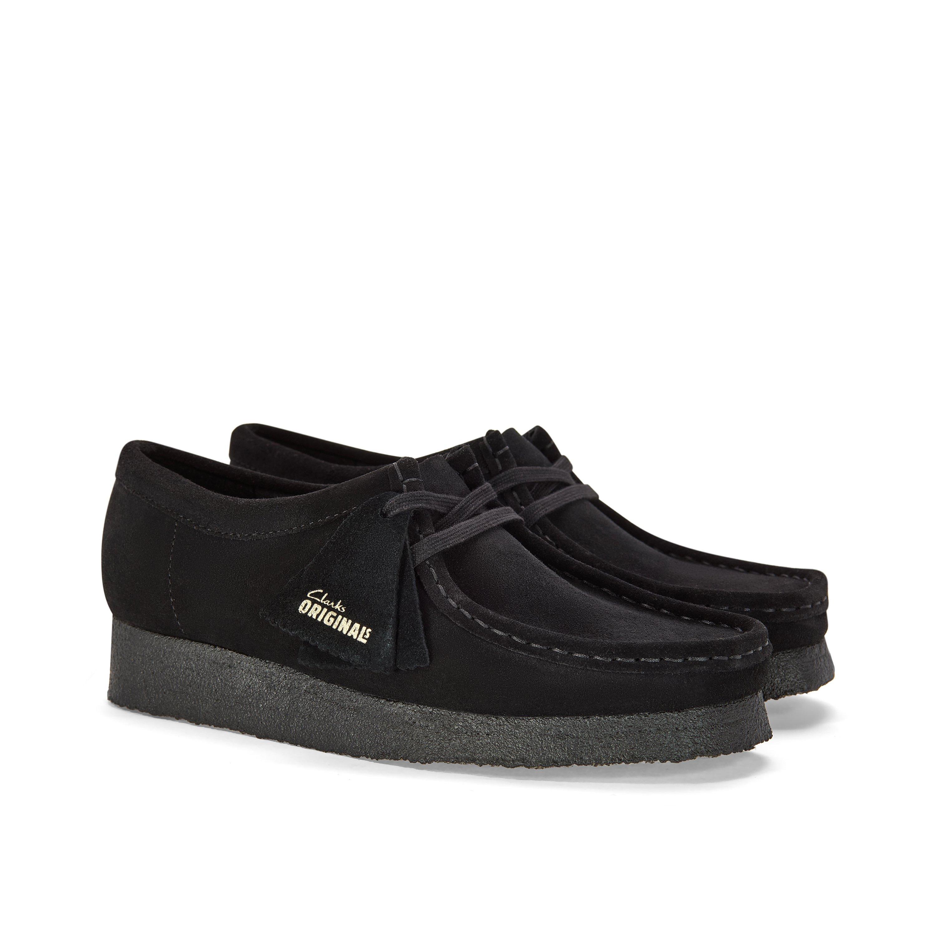 Black Suede - Clarks Originals - Clarks Wallabee Lo Sn00 - 4