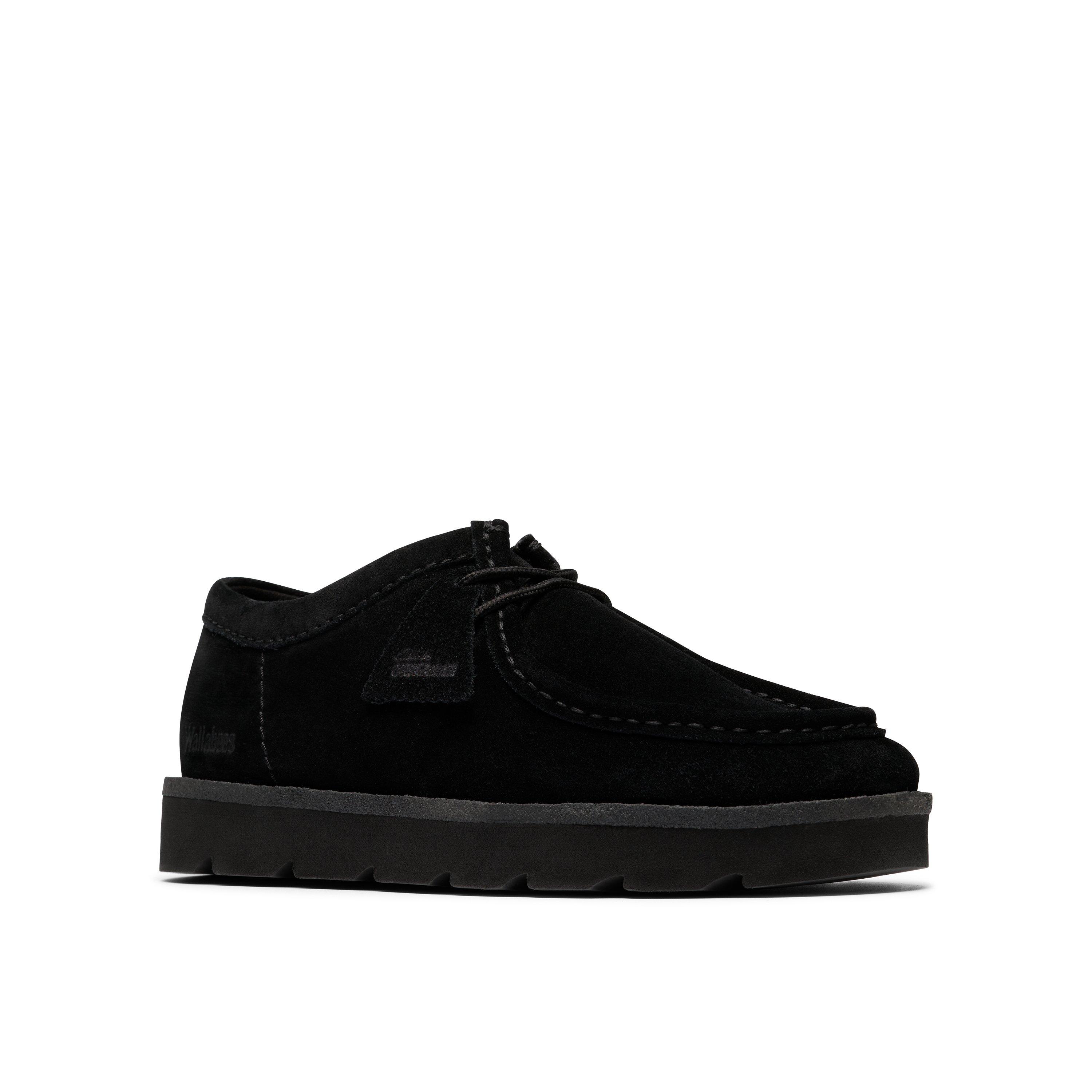 Black Suede - Clarks Originals - Clarks Meare Walla L Sn64 - 4