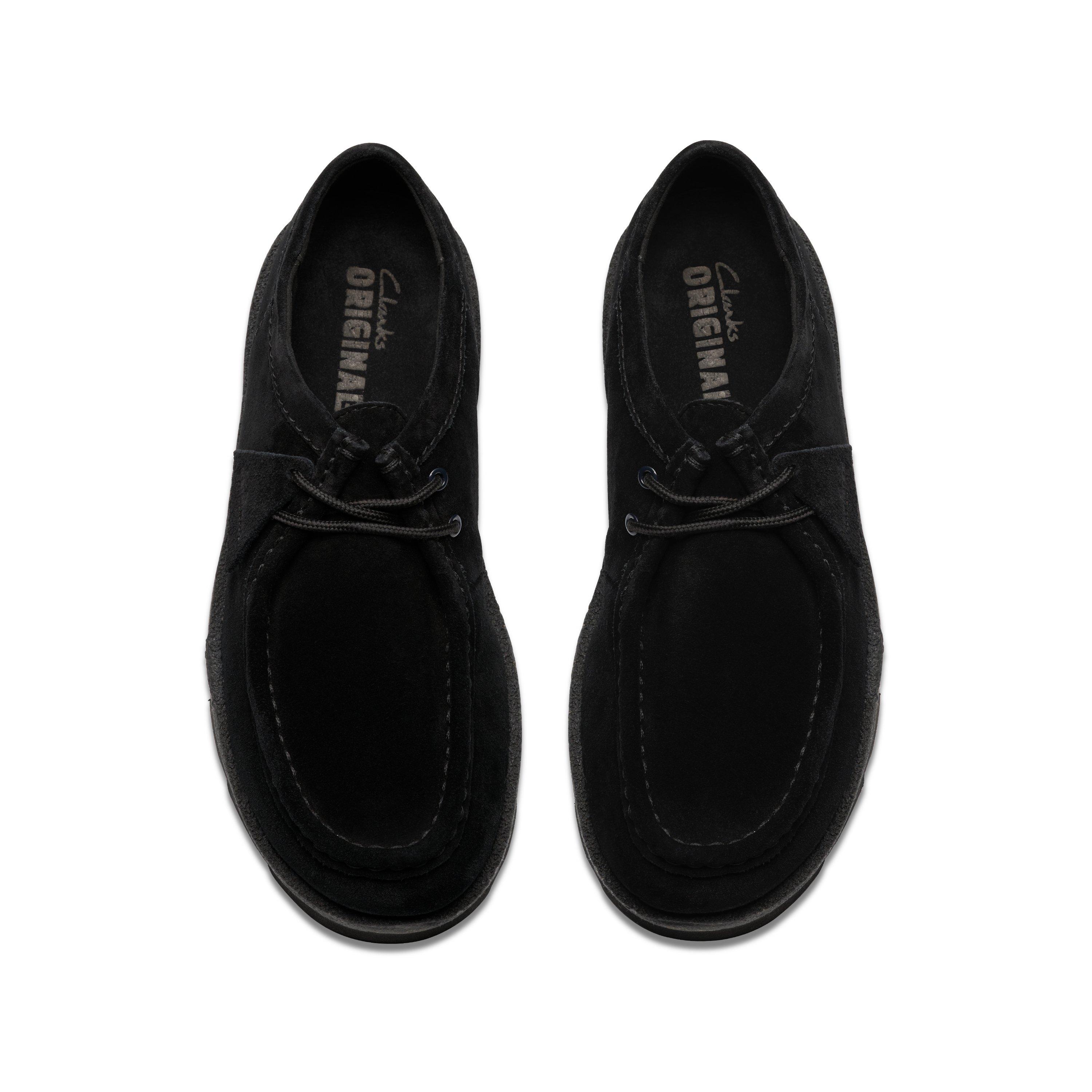 Black Suede - Clarks Originals - Clarks Meare Walla L Sn64 - 6