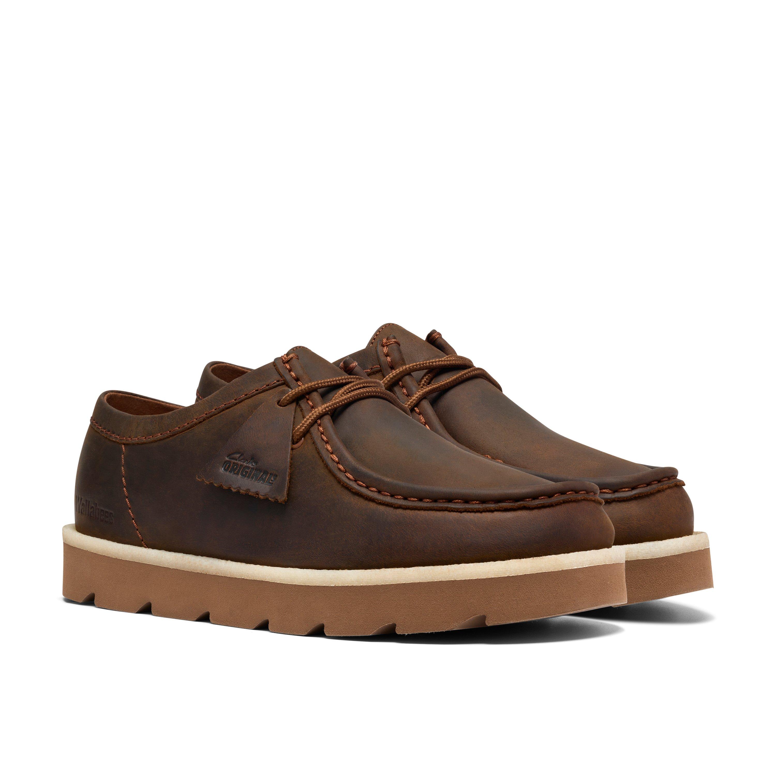 Beeswax Lthr - Clarks Originals - Men's Meare Walla Lo Suede Moc-Toe Shoes - 4