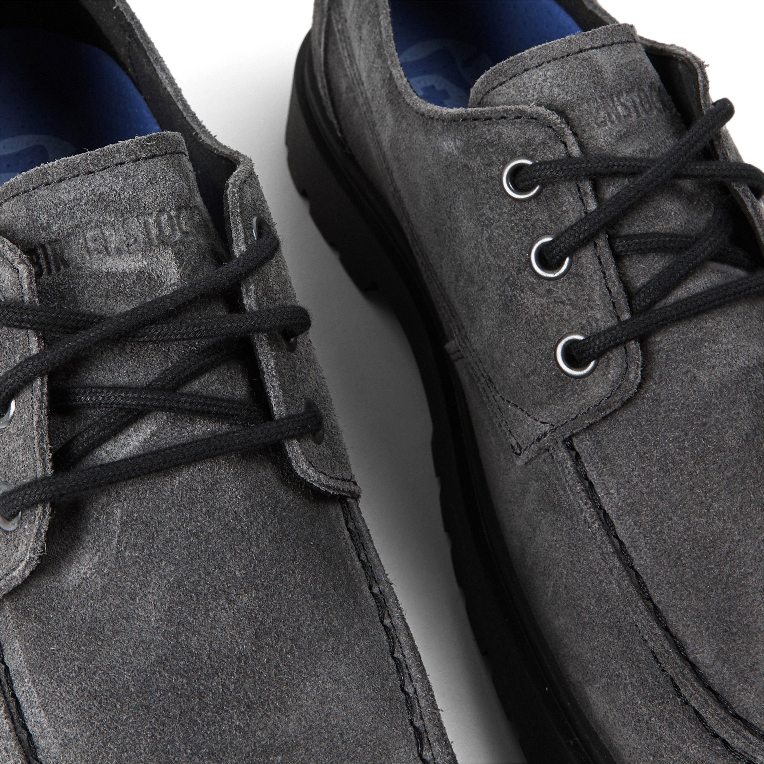 Charcoal - Birkenstock - Men's Highwood Moc Suede Derby Shoes - 3