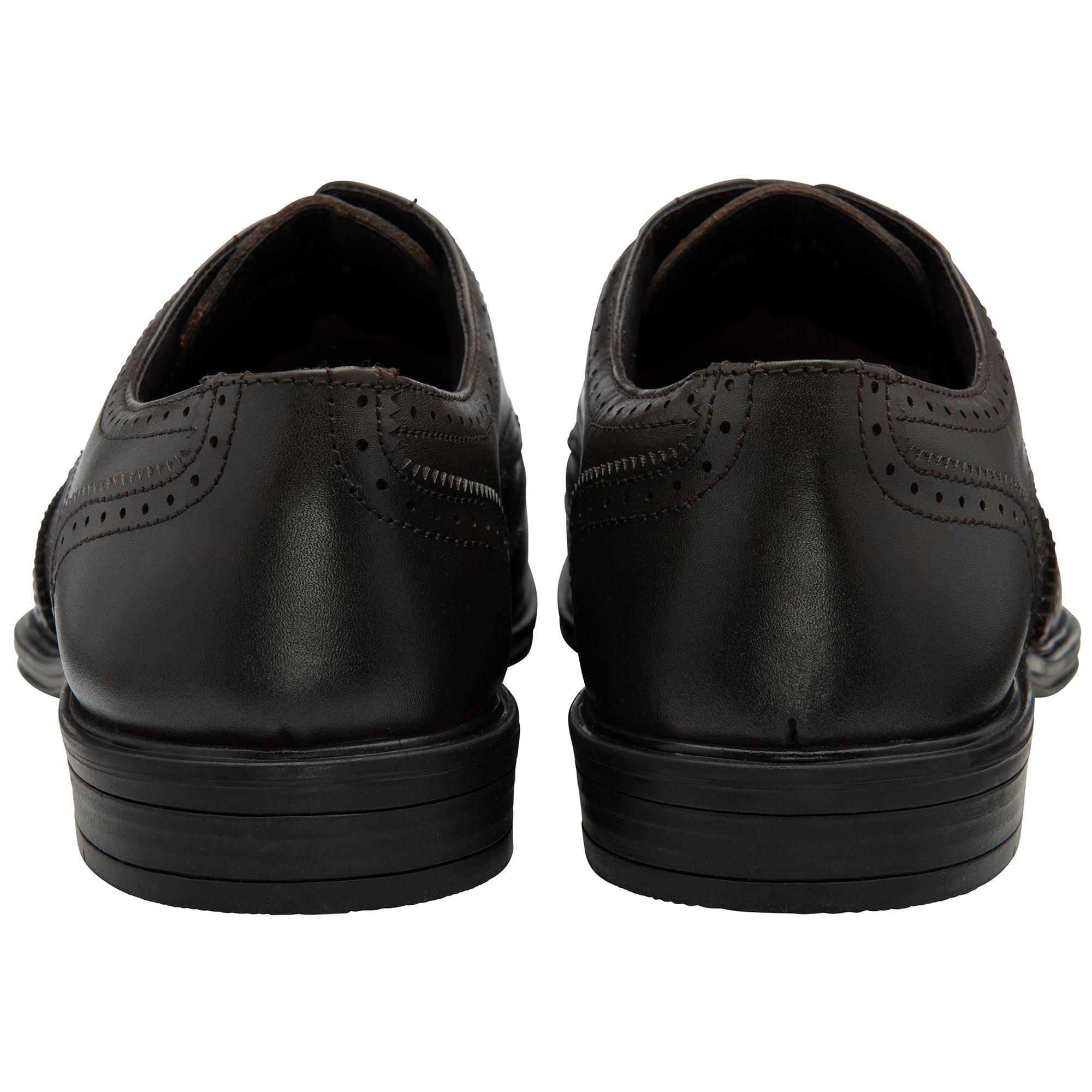 Chocolate Brown - Lotus Shoes - Men's Skipton Shoe Brogues - 2