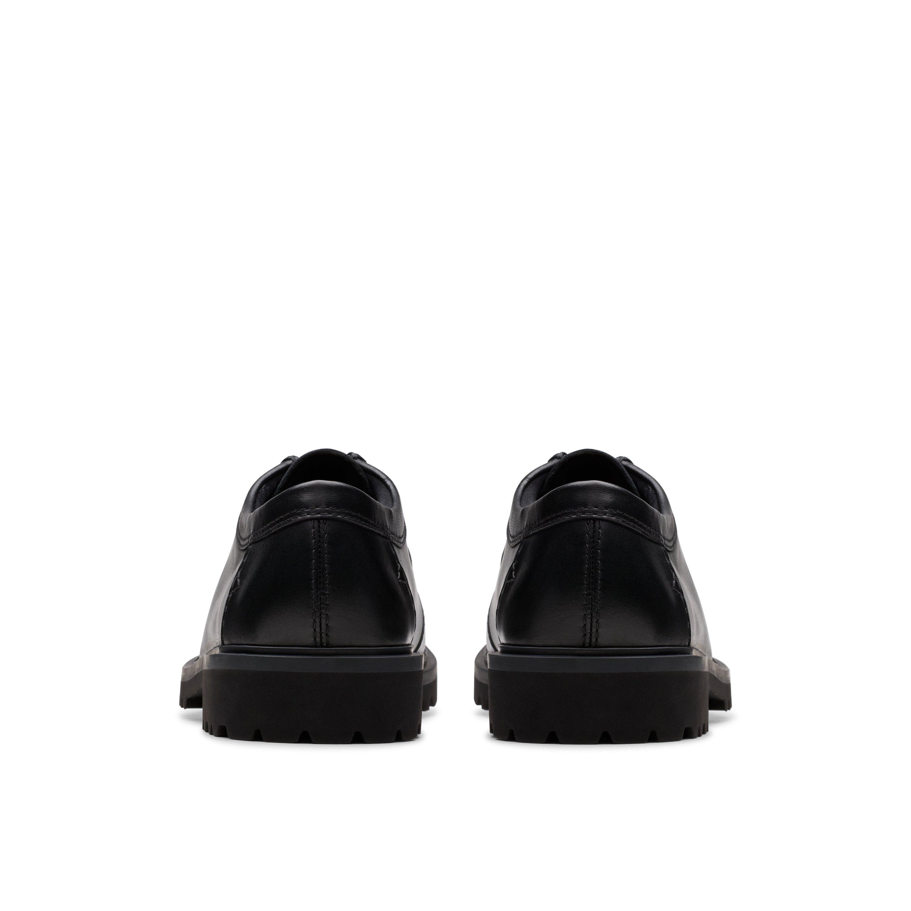 Black Leather - Clarks - Clarks Berwick Seam Sn64 - 5