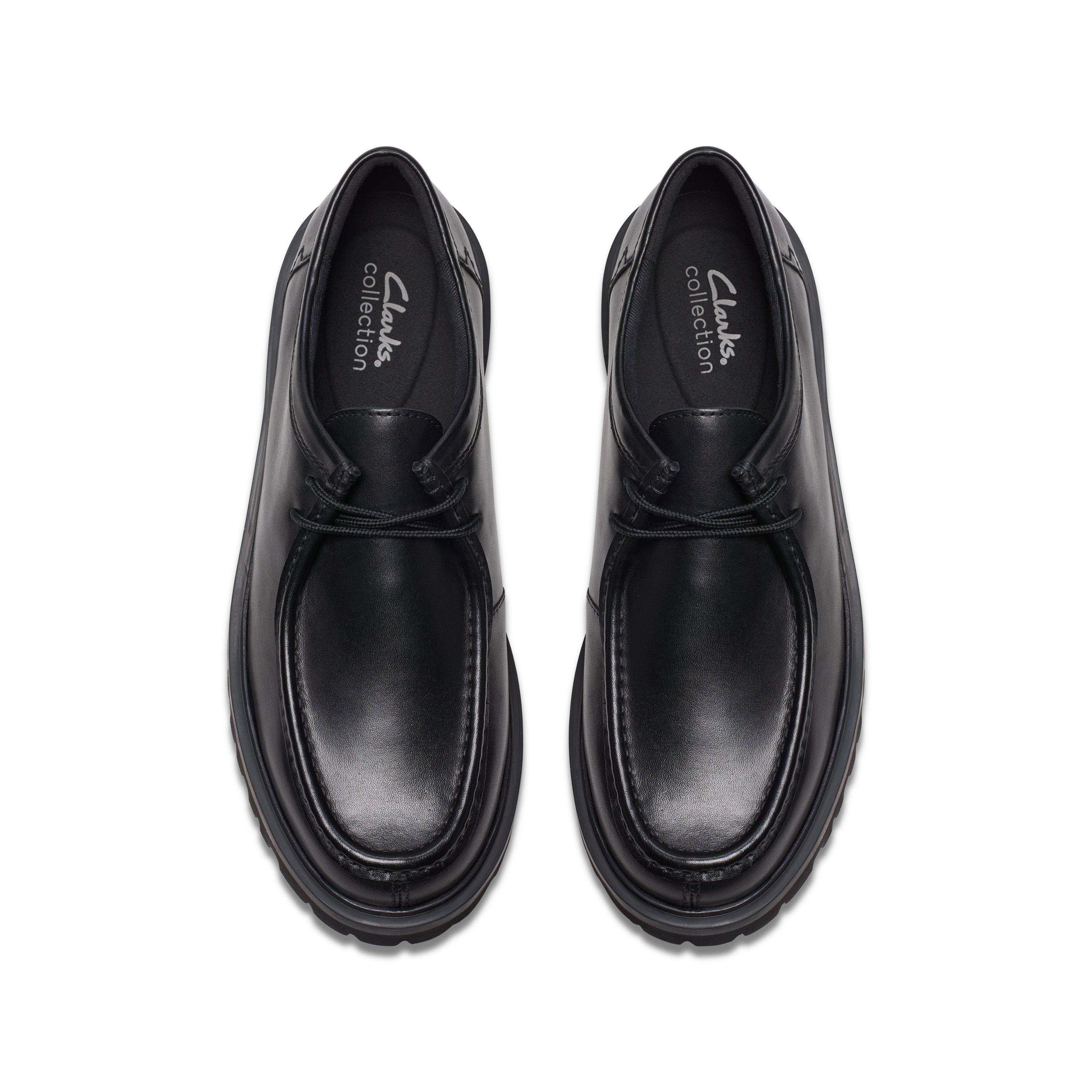 Black Leather - Clarks - Clarks Berwick Seam Sn64 - 6