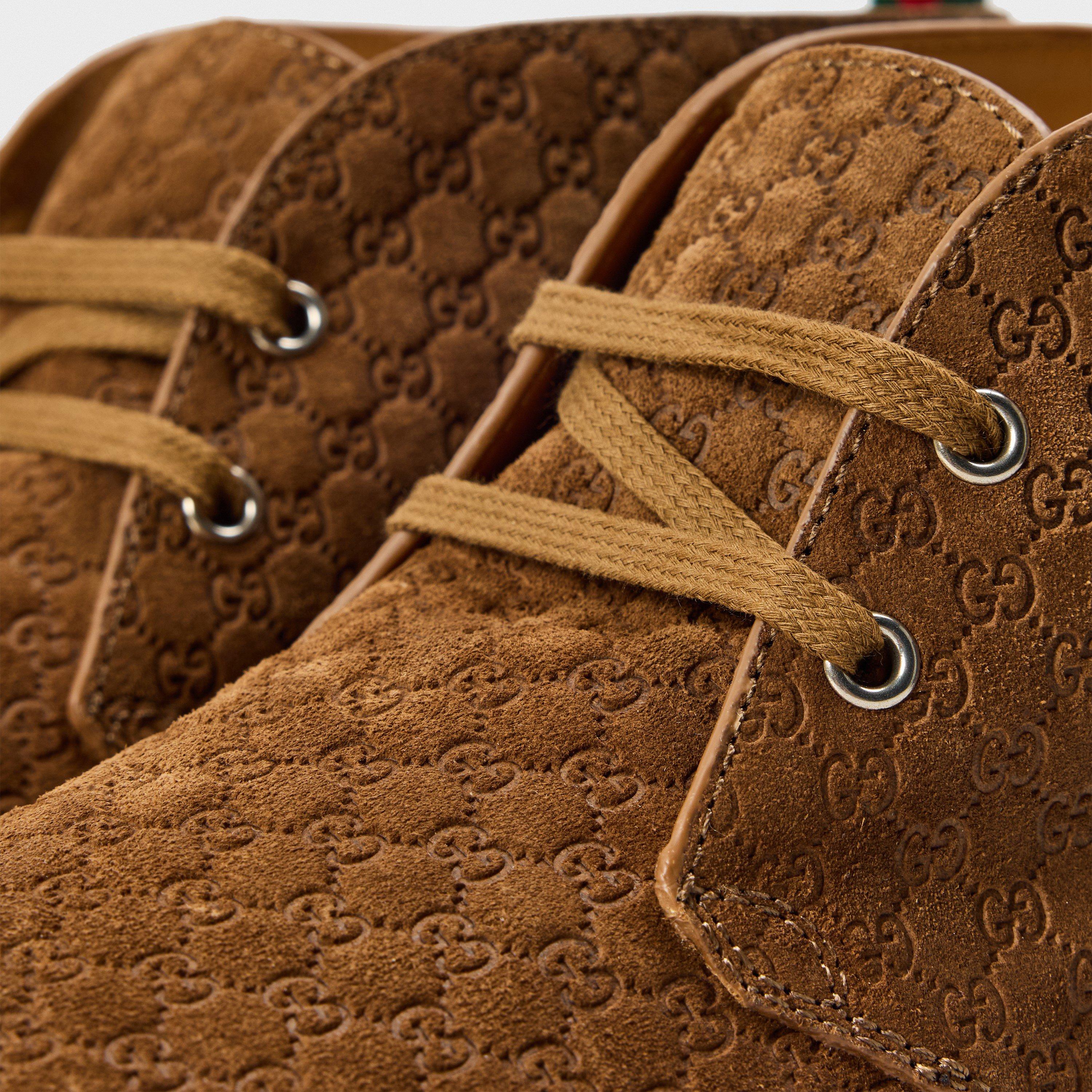 Camel - Gucci - Men's Desert Boots - 4