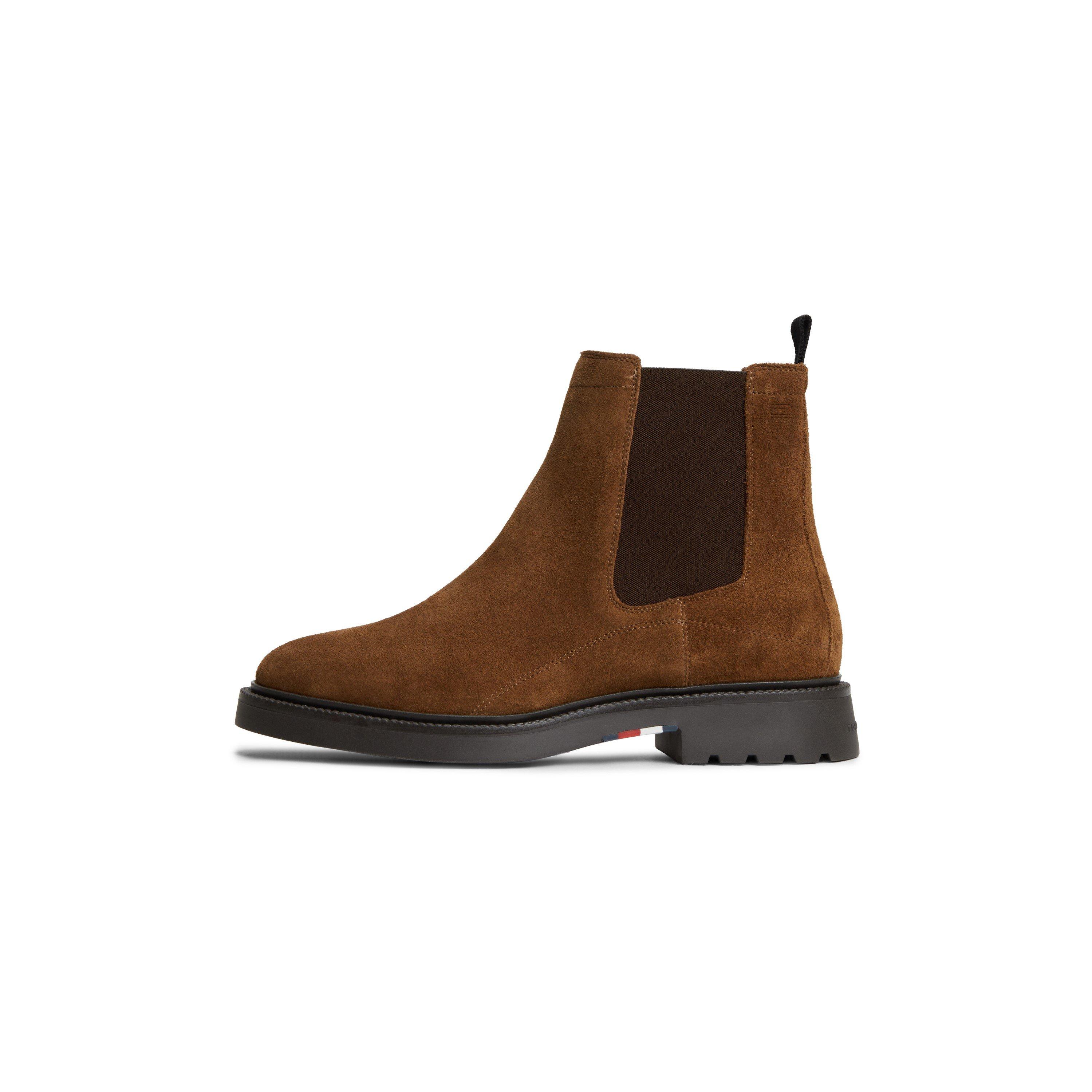 Tommy Hilfiger Men's Corporate Suede Chelsea Boots - Coconut Grove - 11 (46)