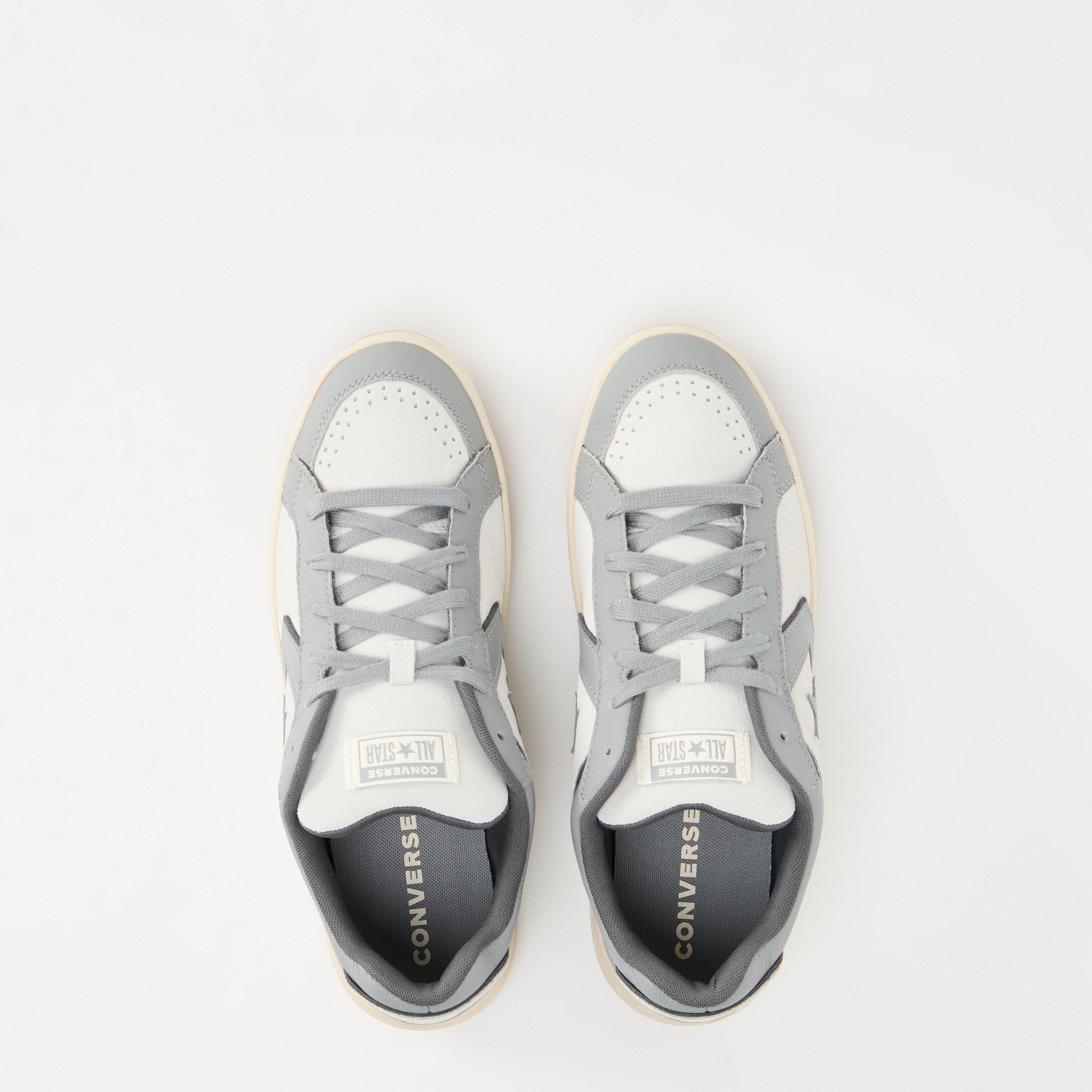 Grey/Ivory/Gum - Converse - Men's Basket Low-Top Trainers - 4