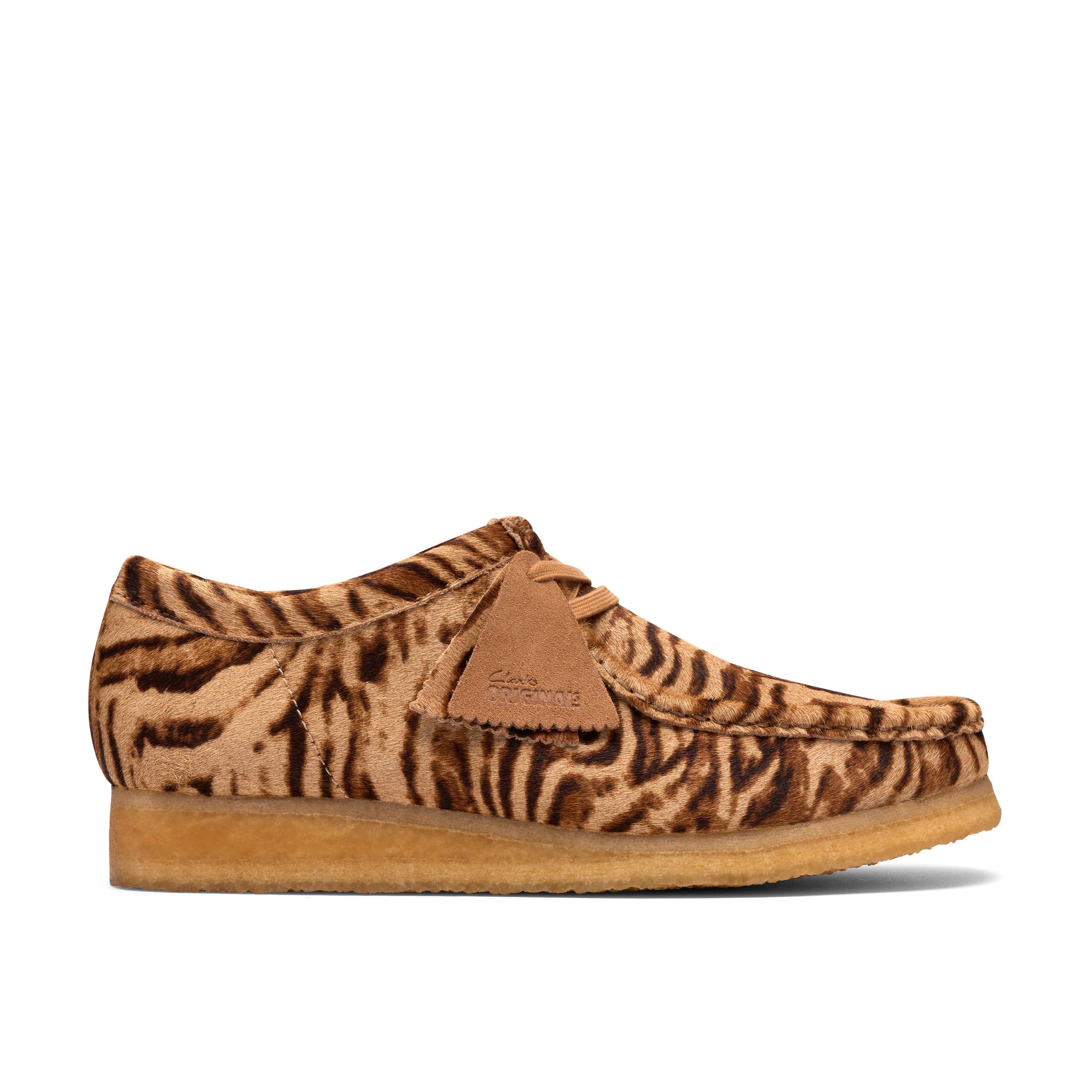 Clarks Originals Men's Moc Toe Formal Shoes - Tiger Print - Size 7 (41)