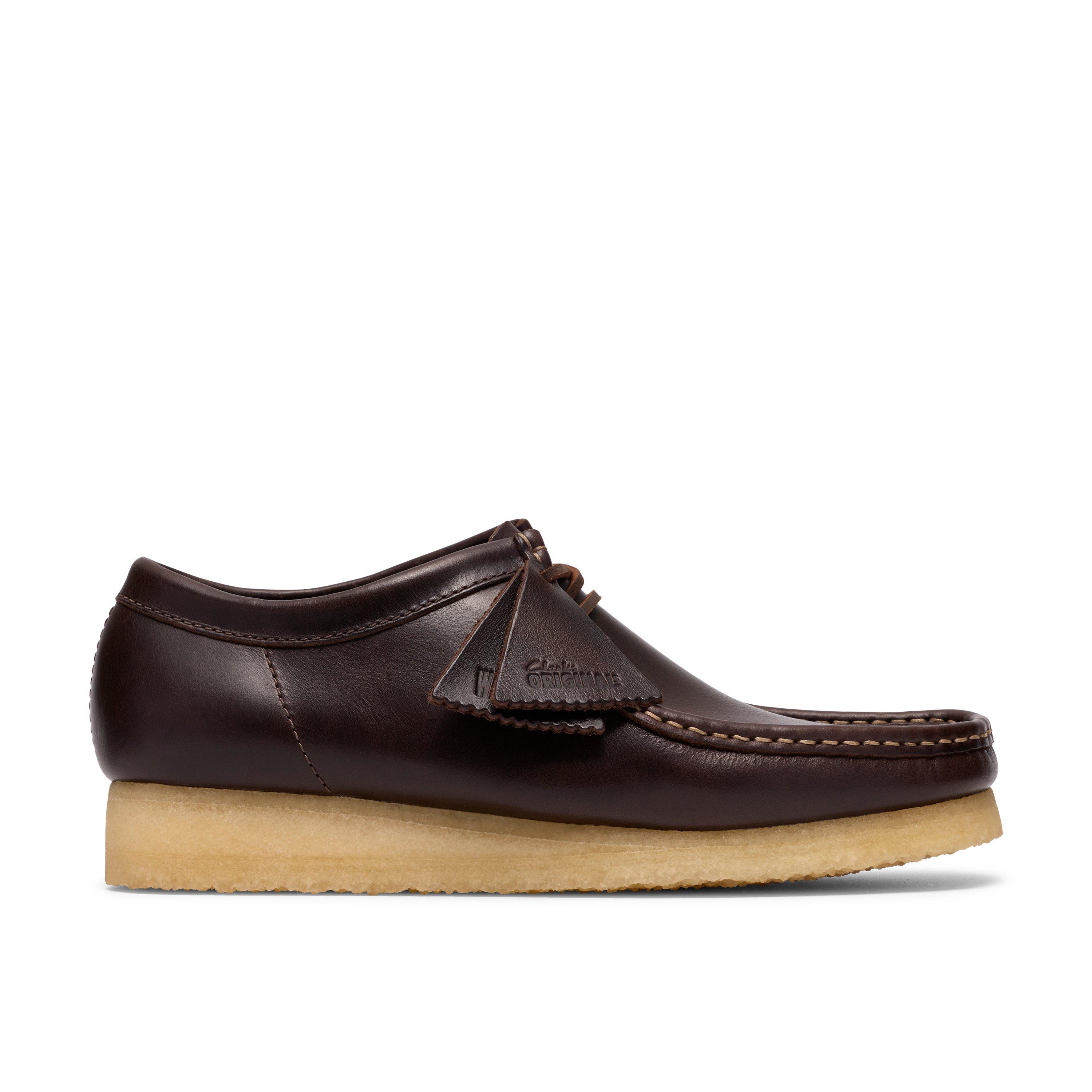Clarks Originals Men's Moc Toe Formal Shoes - Dk Brown Lthr - Size 11 (46)