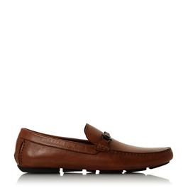 Dune London Beacons Square Toe Moccasin Loafers