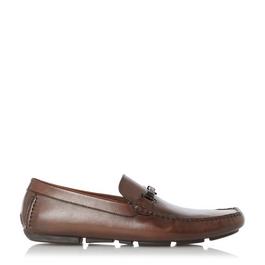 Dune London Beacons Square Toe Moccasin Loafers
