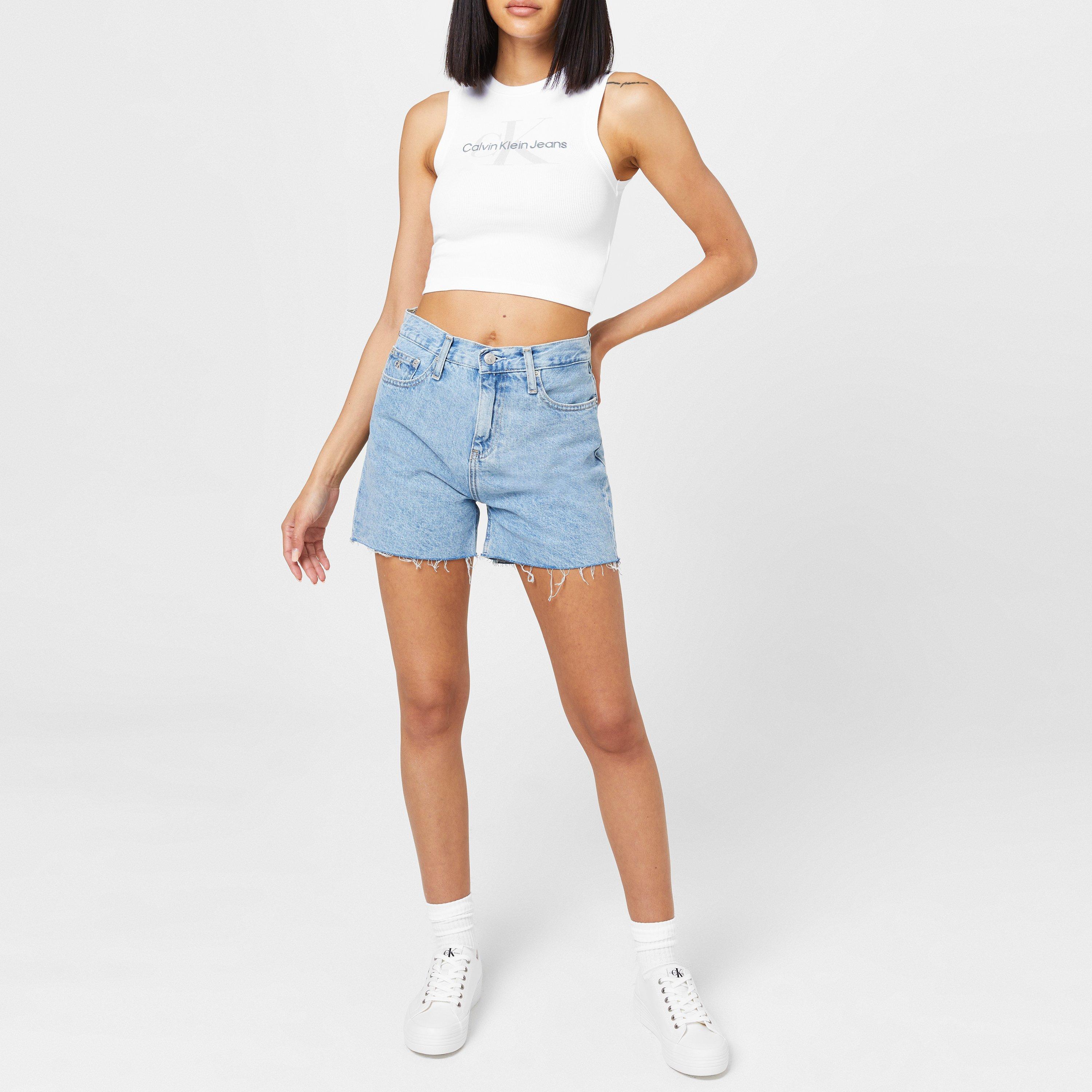 White - Calvin Klein Jeans - Vulcanized Platform Trainers - 3