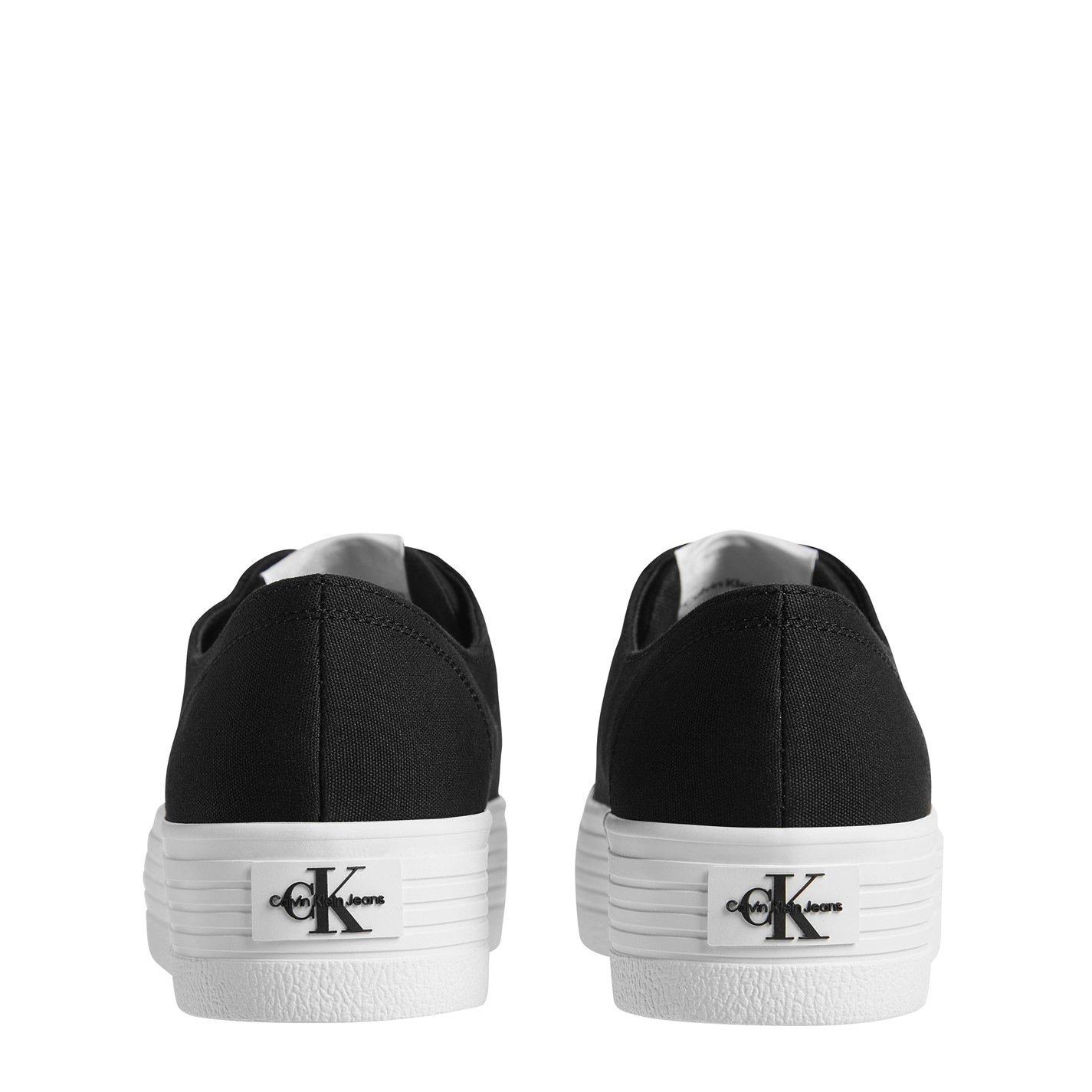 Black - Calvin Klein Jeans - Vulcanized Platform Trainers - 4