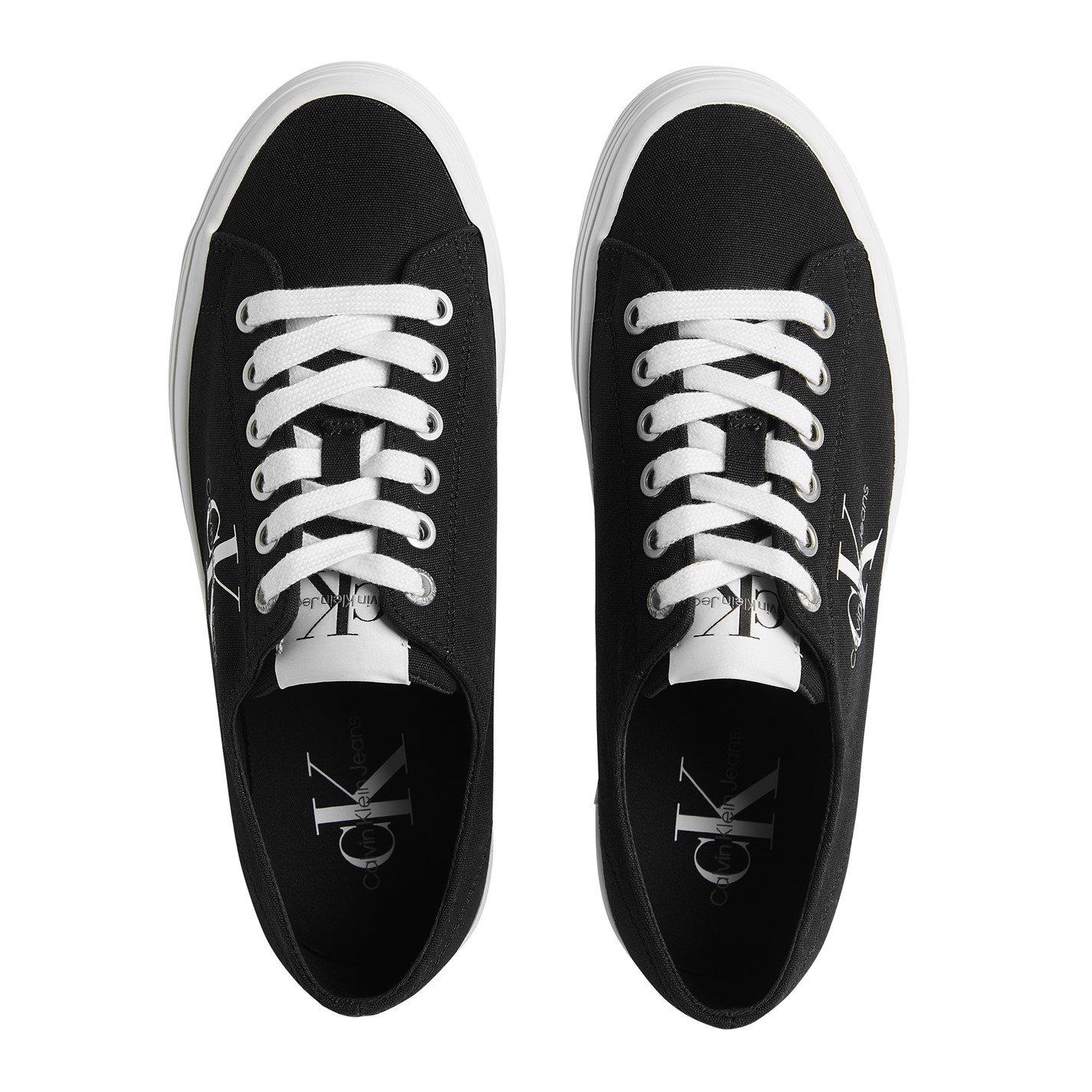 Black - Calvin Klein Jeans - Vulcanized Platform Trainers - 5