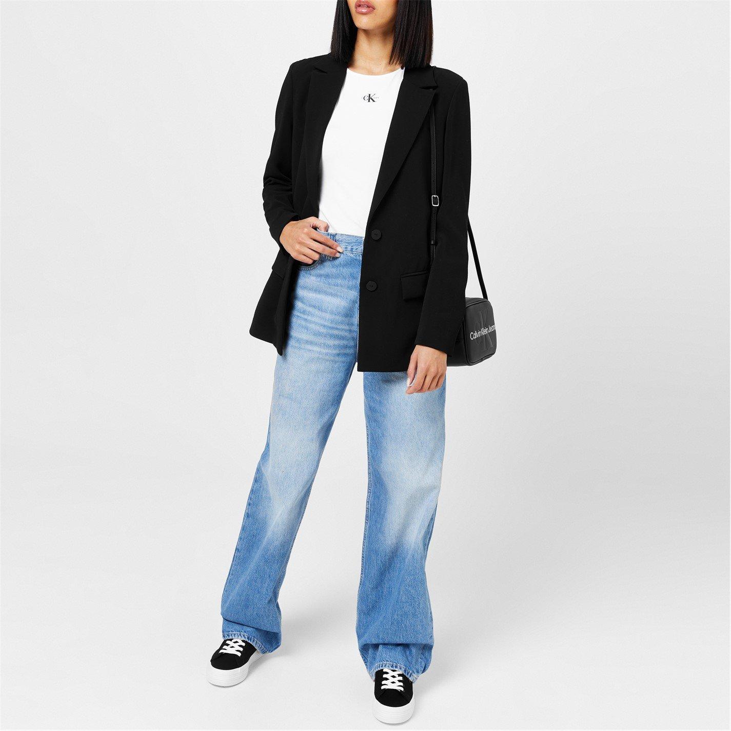 Black - Calvin Klein Jeans - Vulcanized Platform Trainers - 6