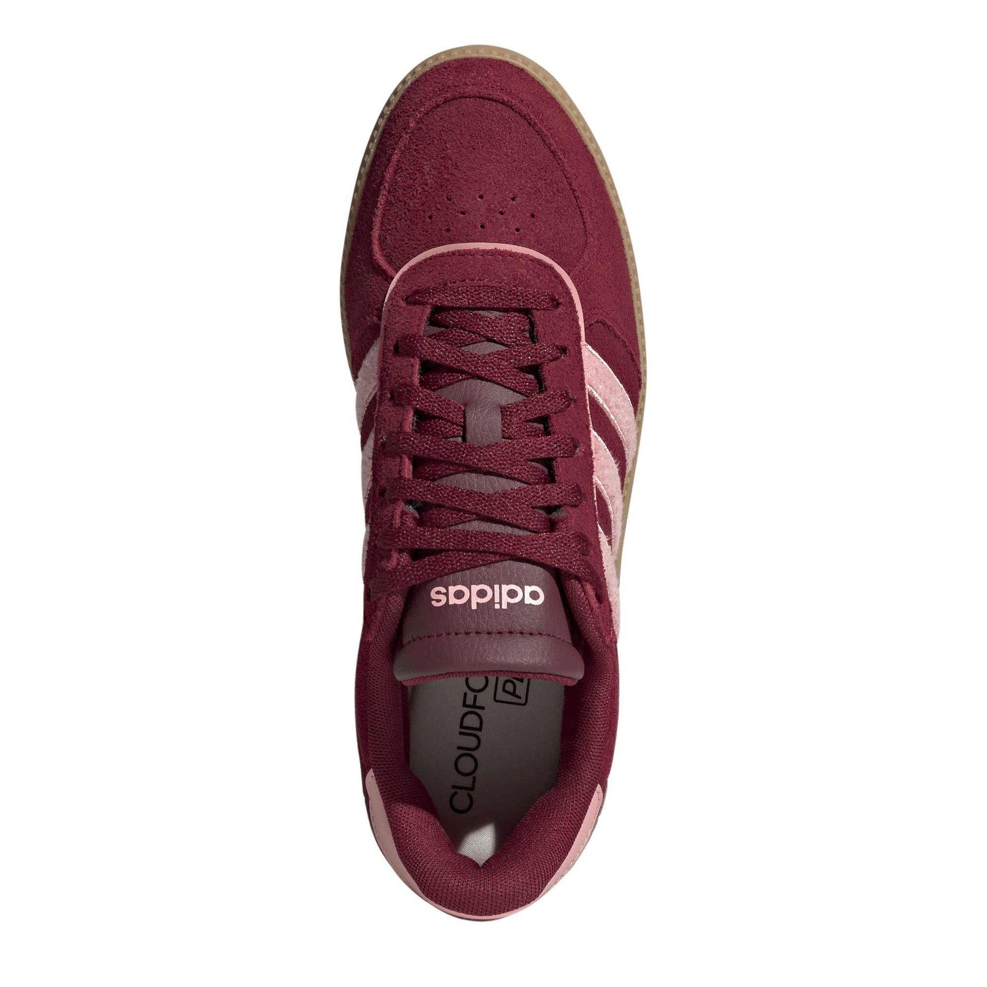 Brg/Spsp/Owhite - adidas - Women's Breaknet Sleek Low-Top Trainers - 5