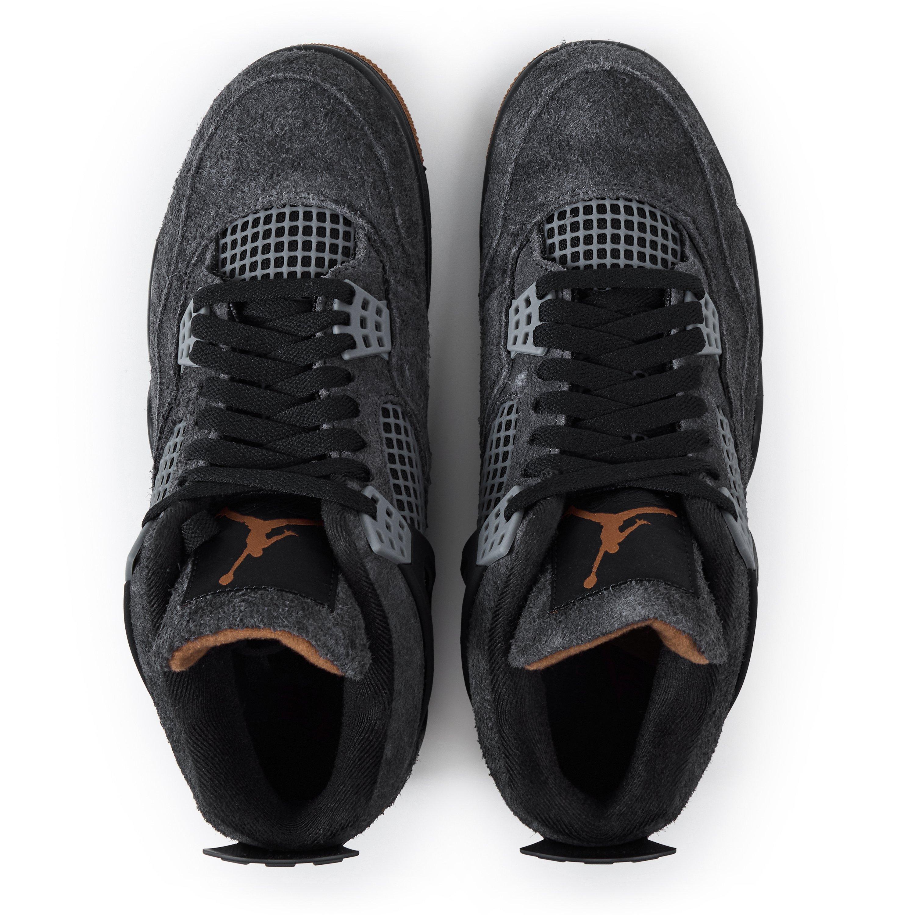 Black/Red Bark - Air Jordan - Air Jordan 4 Retro London - 6