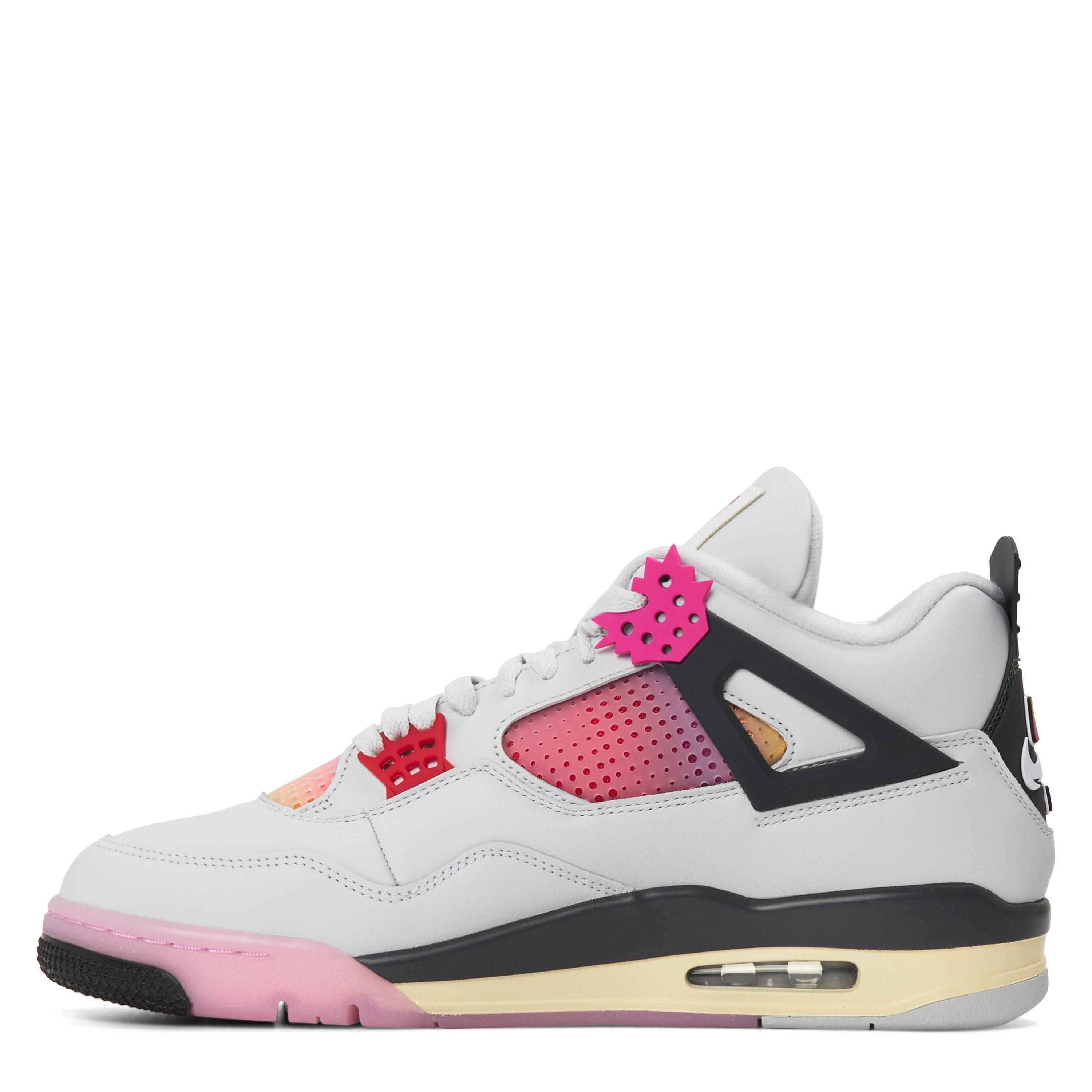 Off White/Pink - Air Jordan - Air Jordan 4 Retro Comic - 2