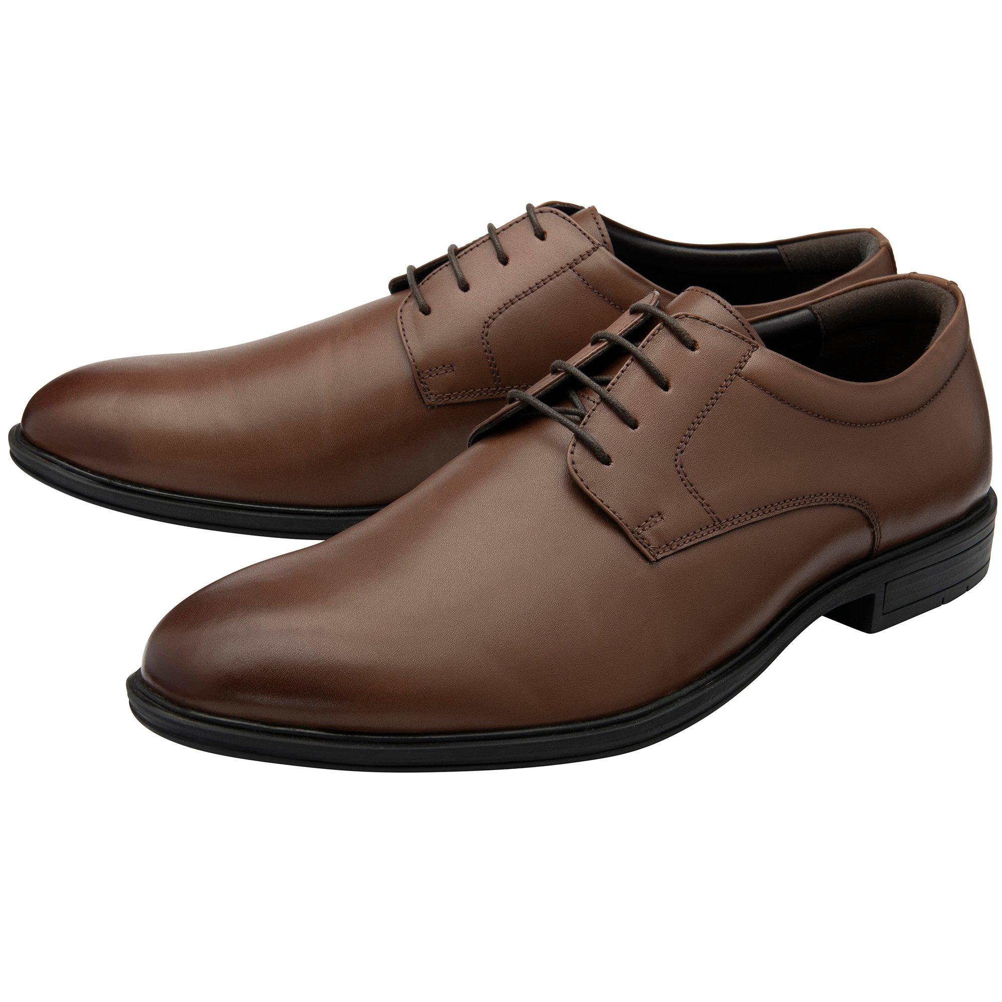 Brown - Lotus Shoes - Men's Thirsk Leather Derby Shoes - 2