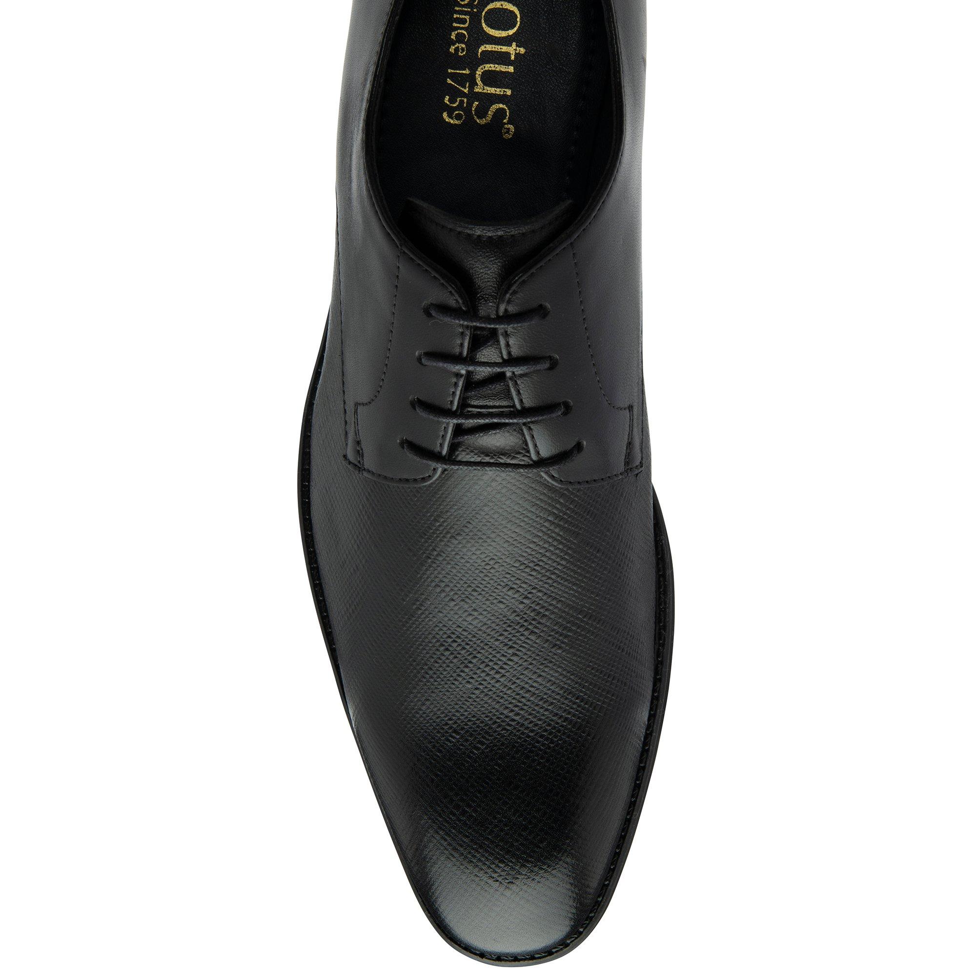 Black - Lotus Shoes - Lotus Ripon Shoe Sn64 - 3