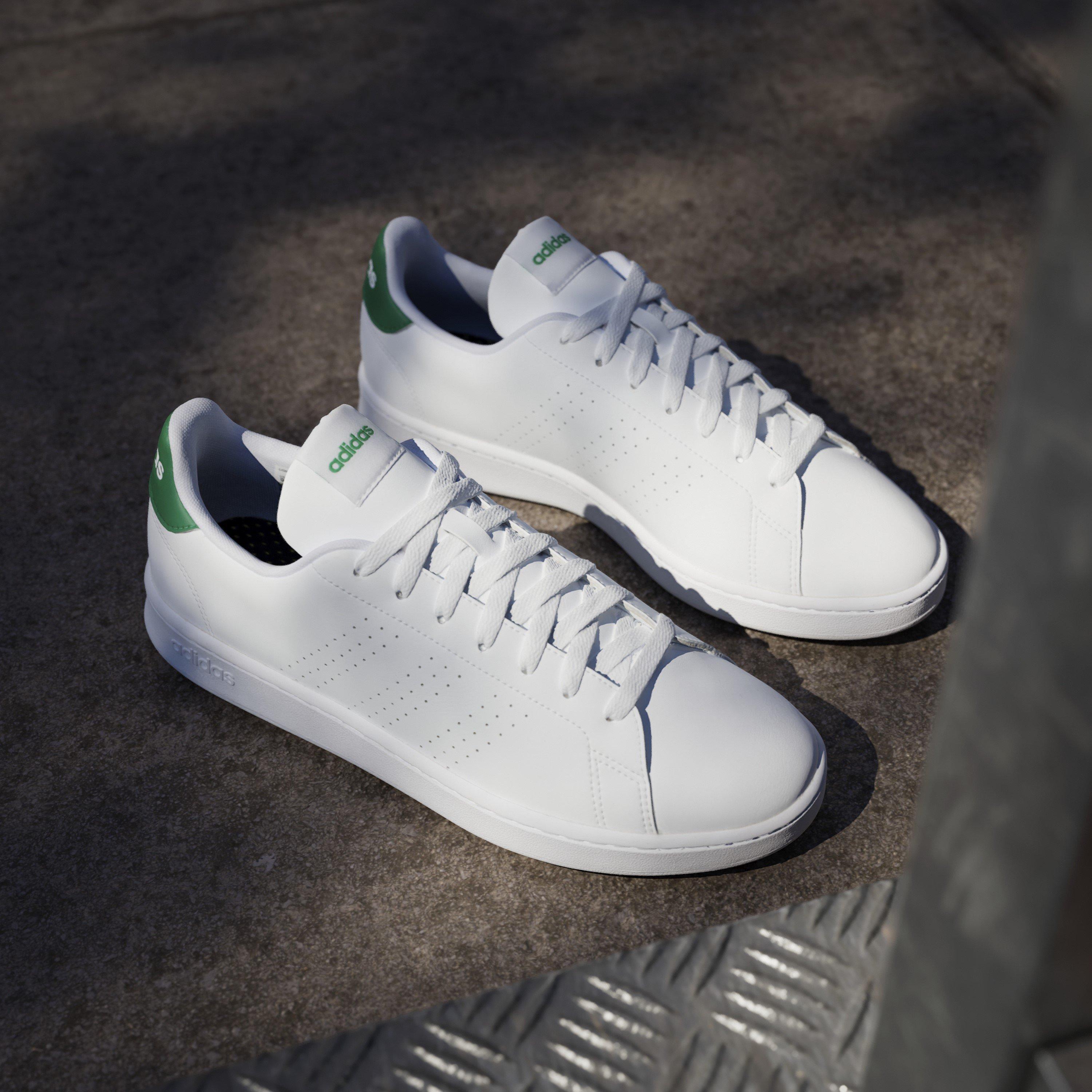 Wit/Groen - adidas - Advantage Trainers - 12