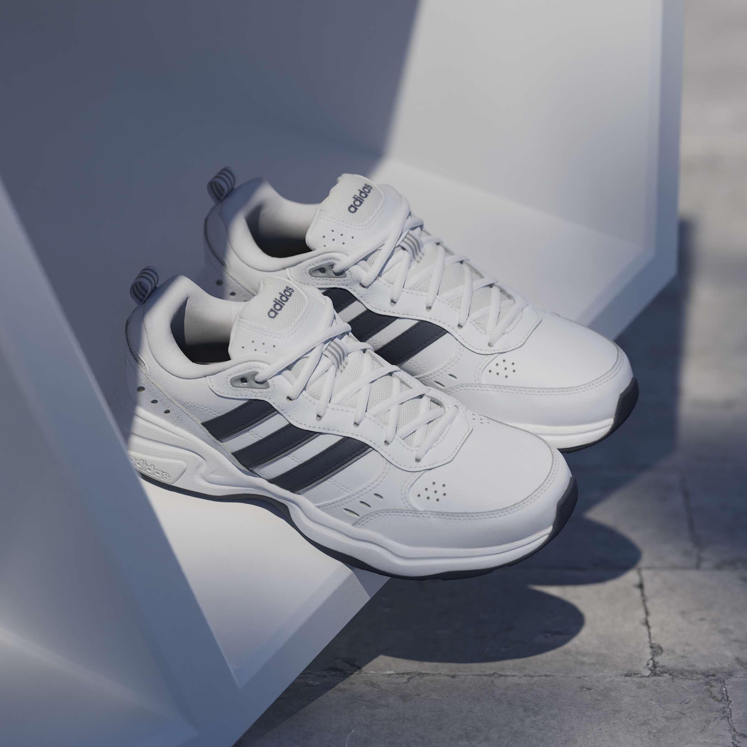 Wht/Navy/Grey - adidas - Strutter Shoes Mens - 13
