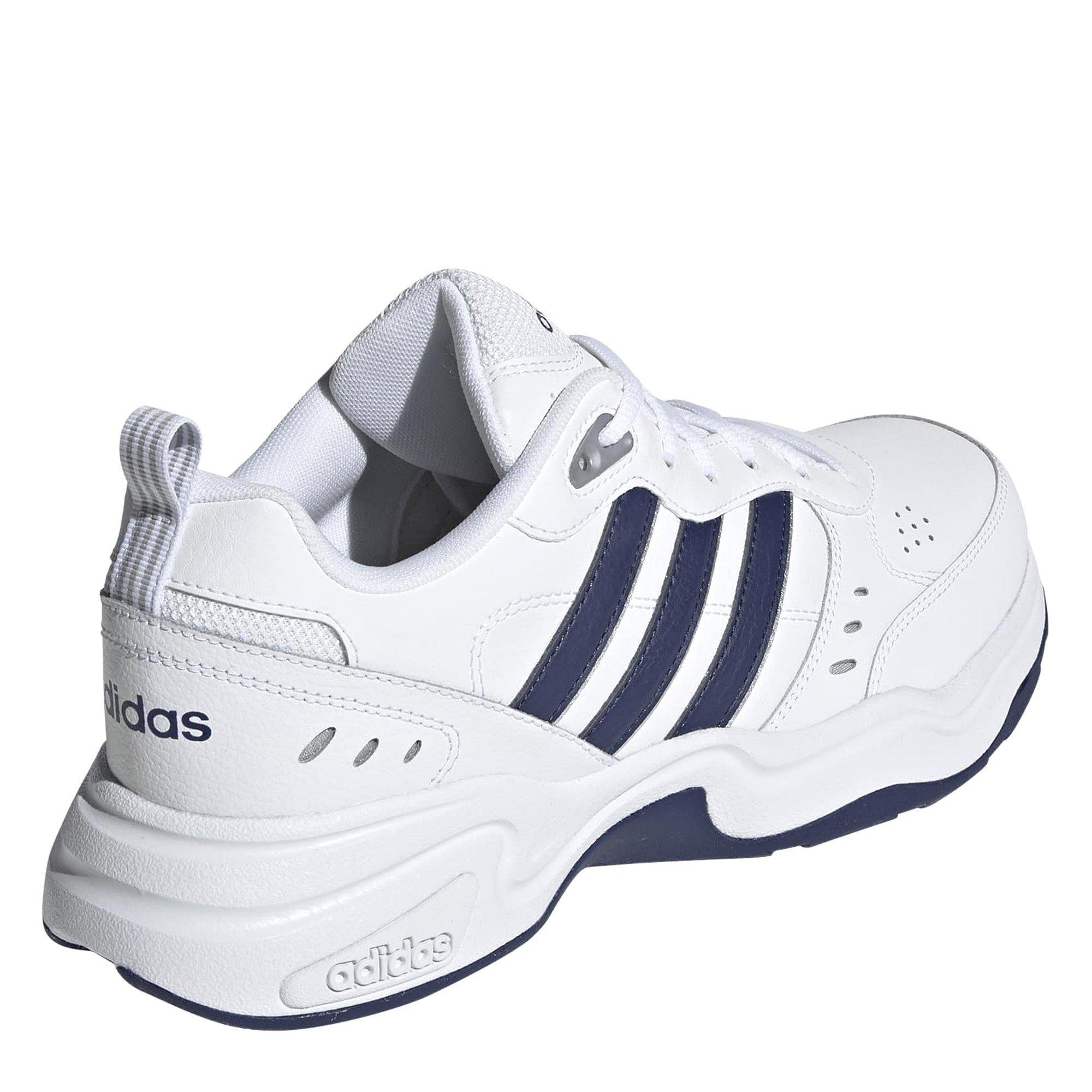 Wht/Navy/Grey - adidas - Strutter Shoes Mens - 4