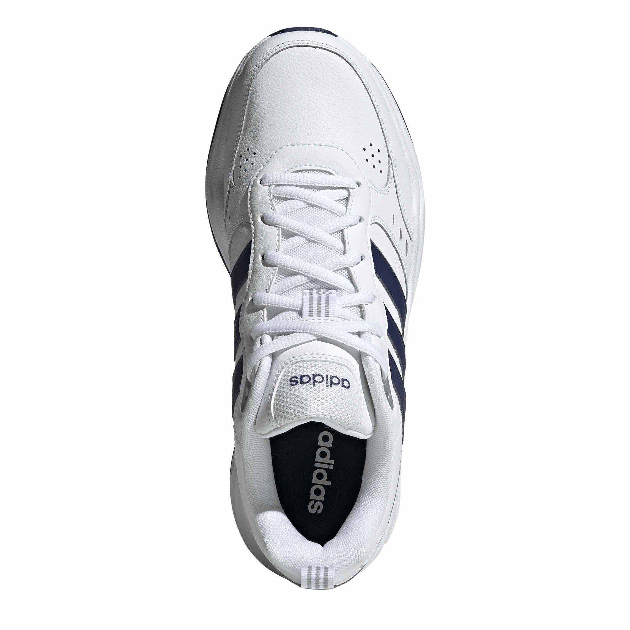 Wht/Navy/Grey - adidas - Strutter Shoes Mens - 5