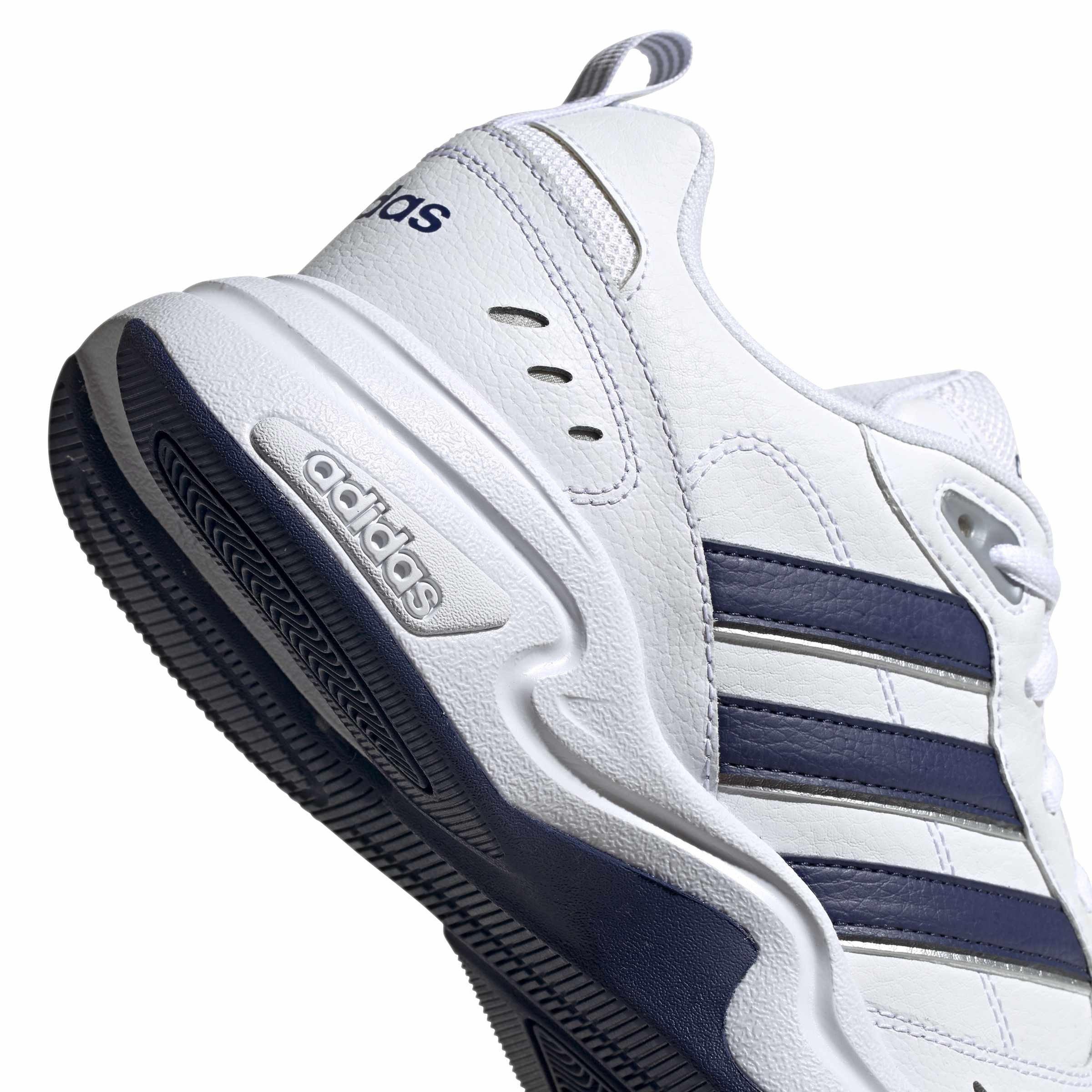 Wht/Navy/Grey - adidas - Strutter Shoes Mens - 9