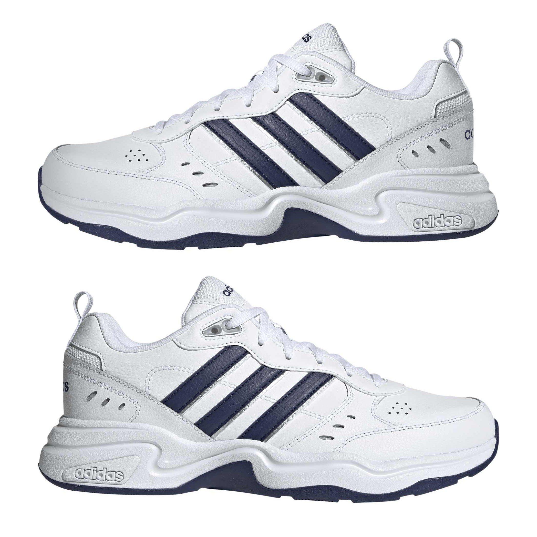 Wht/Navy/Grey - adidas - Strutter Shoes Mens - 10