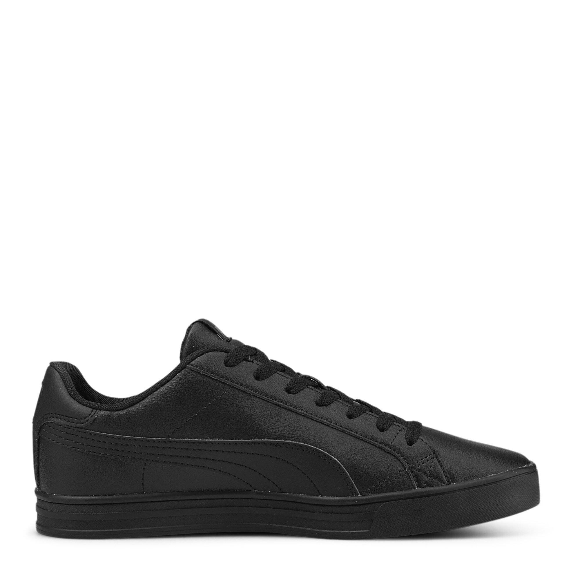 Triple Black - Puma - Smash Vulc 3 Low Mens Trainers - 4