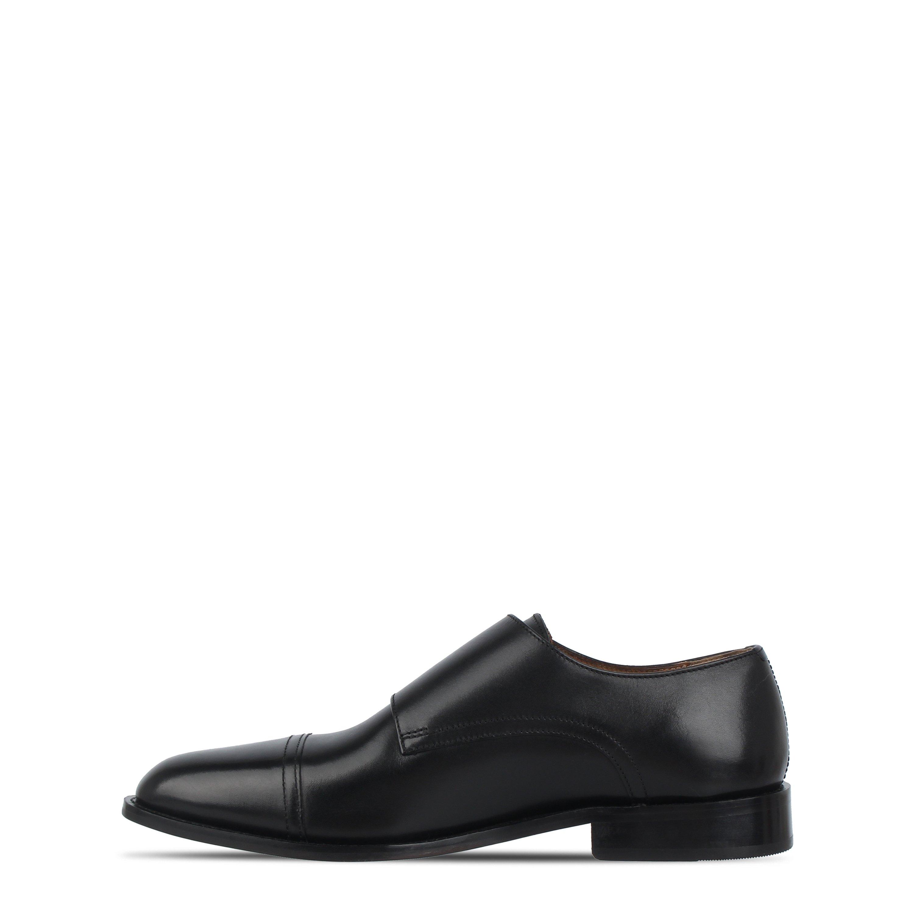 Preto - Firetrap - monk strap leather shoes Mens - 2
