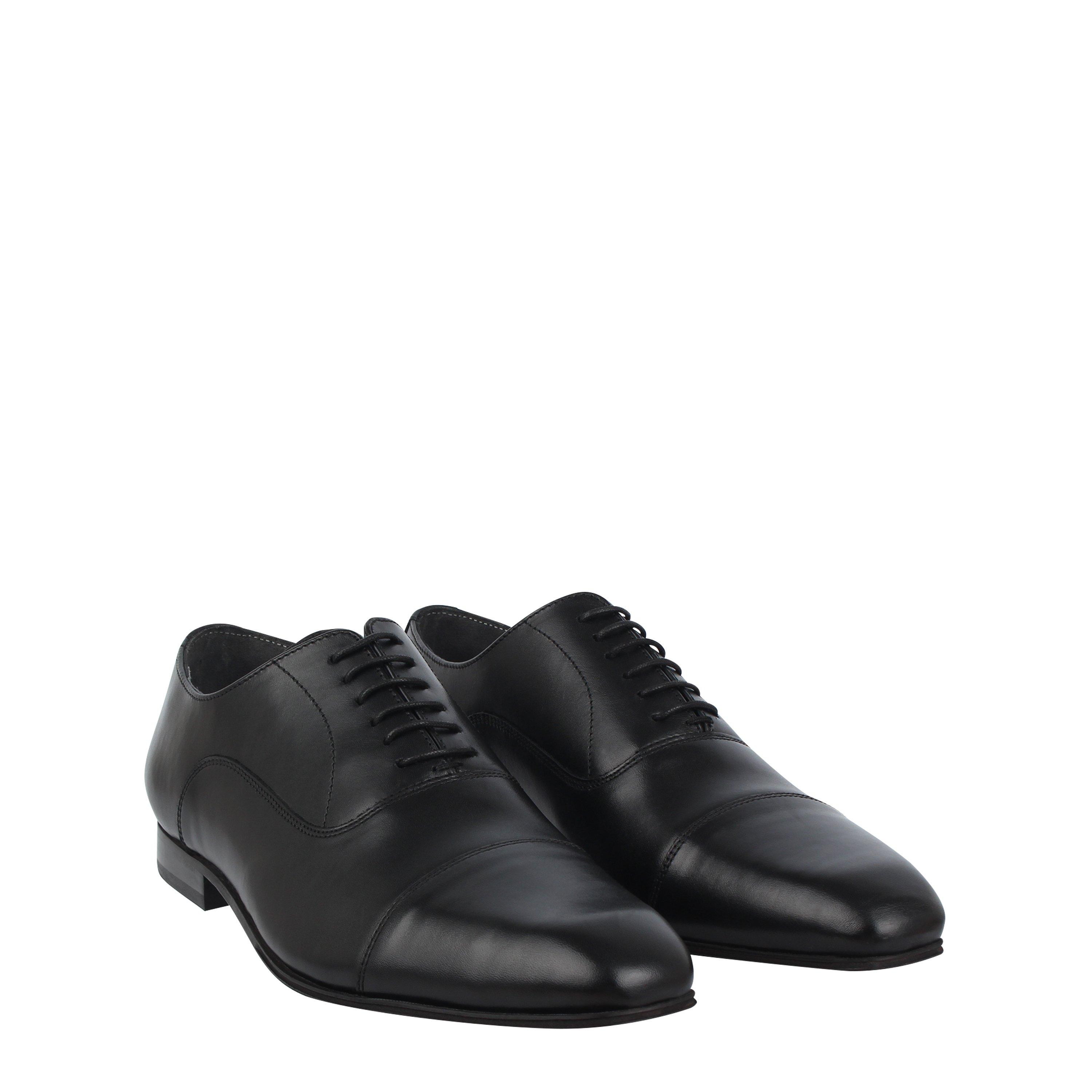 Schwarz - Firetrap - Leather Oxford Shoes - 3