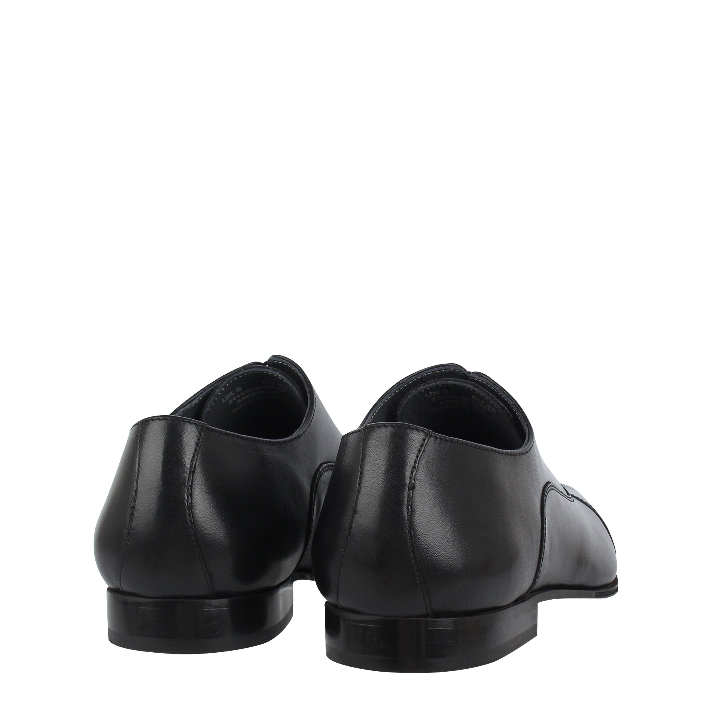 Schwarz - Firetrap - Leather Oxford Shoes - 4