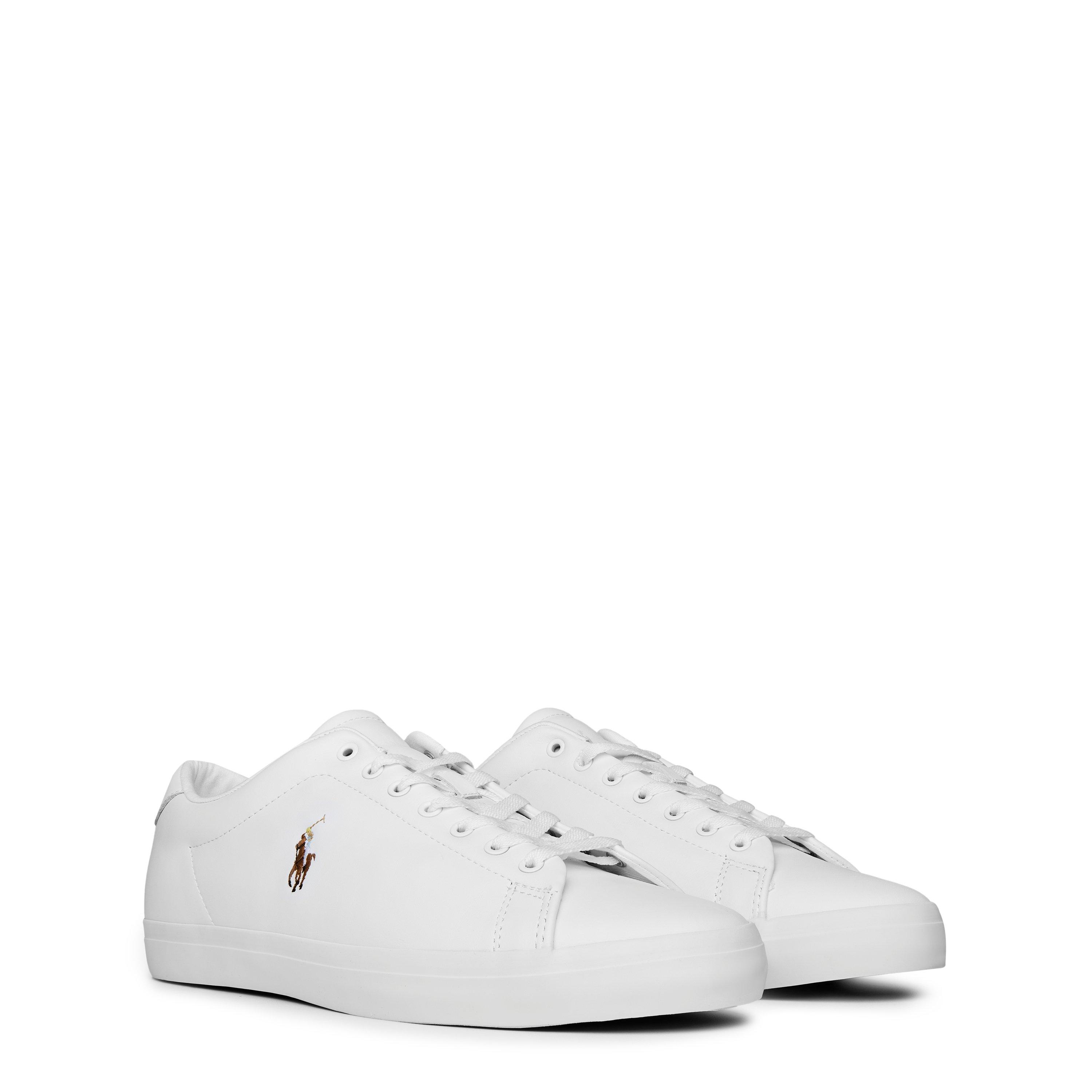 White/White - Polo Ralph Lauren - Men's Longwood Low-Top Trainers - 4