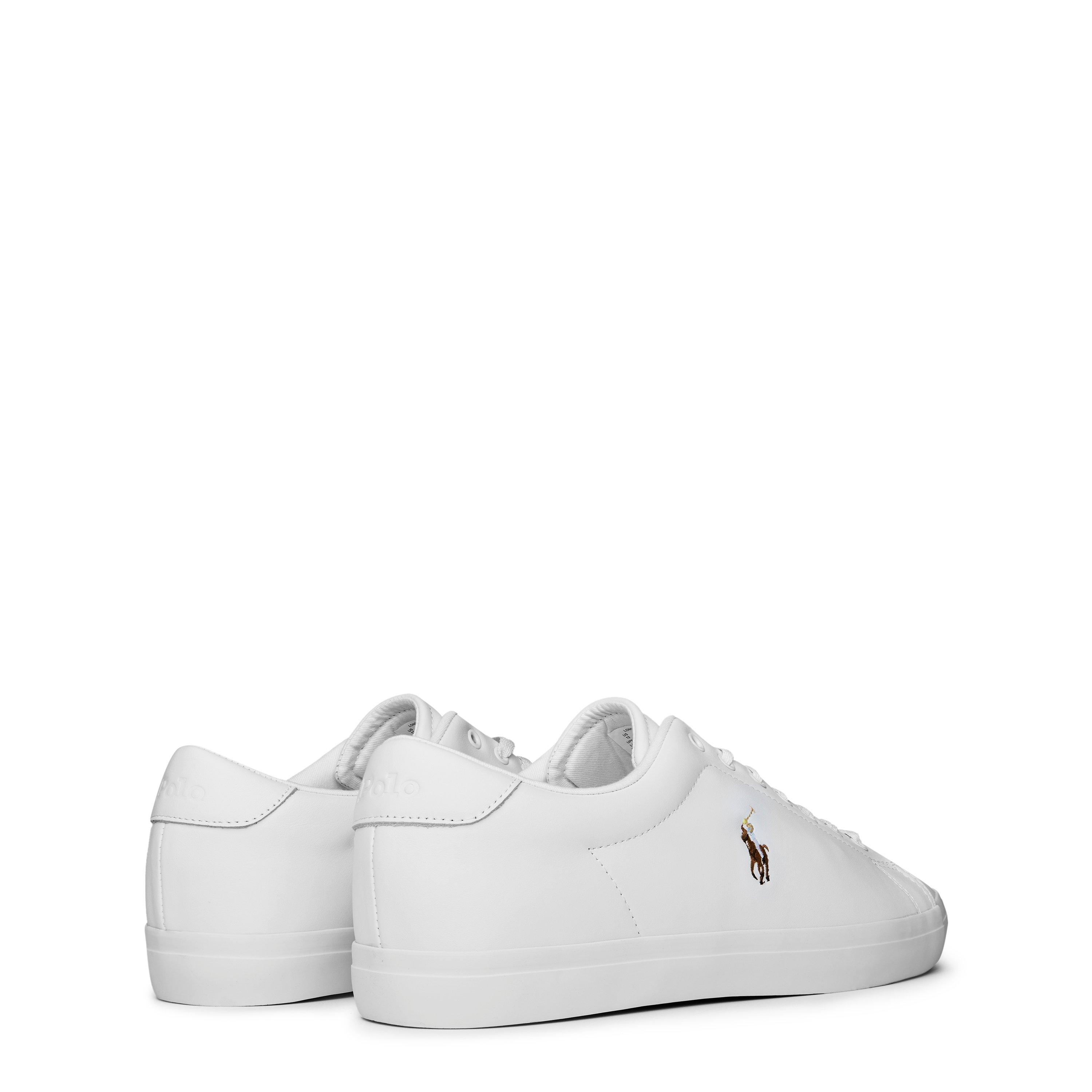 White/White - Polo Ralph Lauren - Men's Longwood Low-Top Trainers - 5