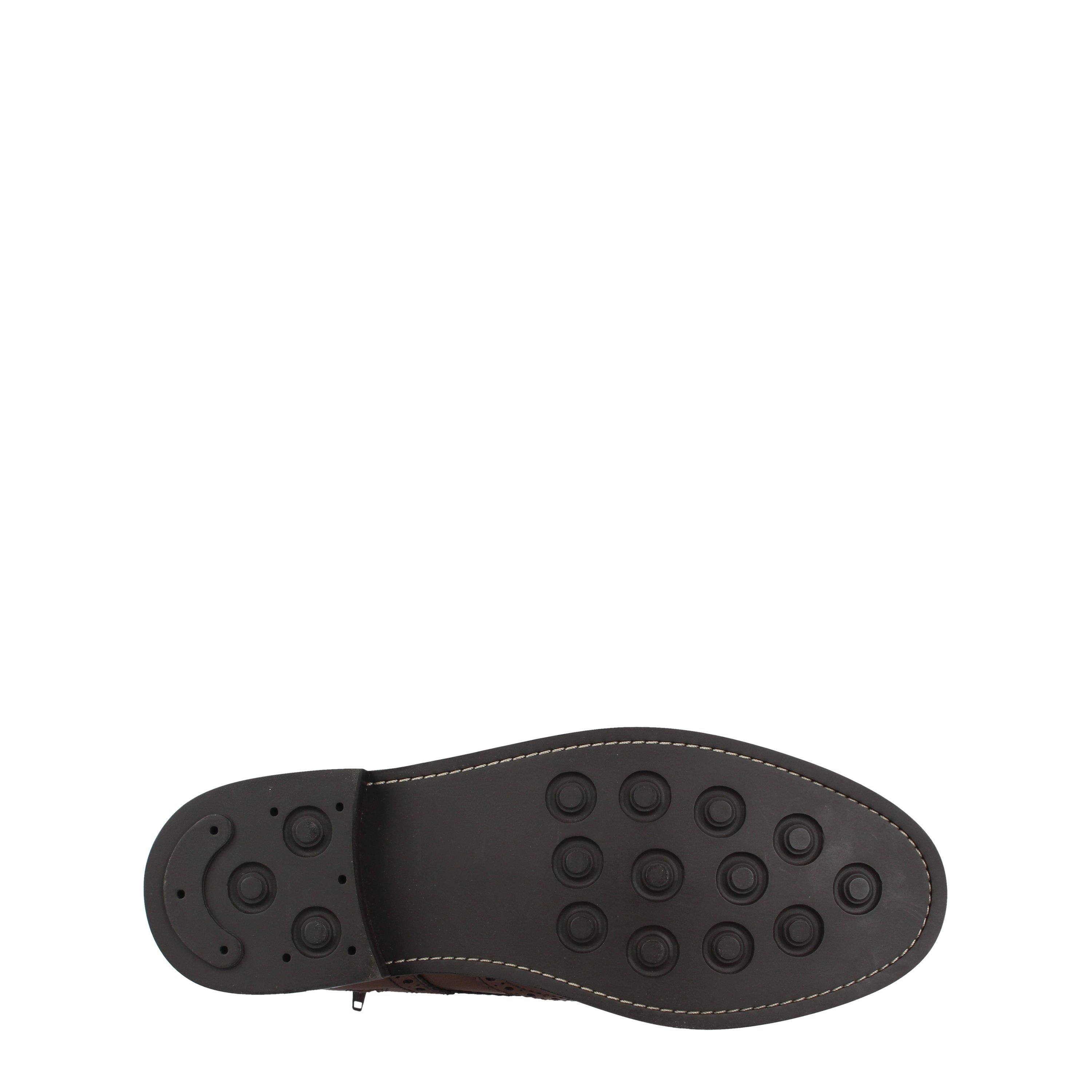 Brown - Firetrap - Leather  Brogue Boots Mens - 6