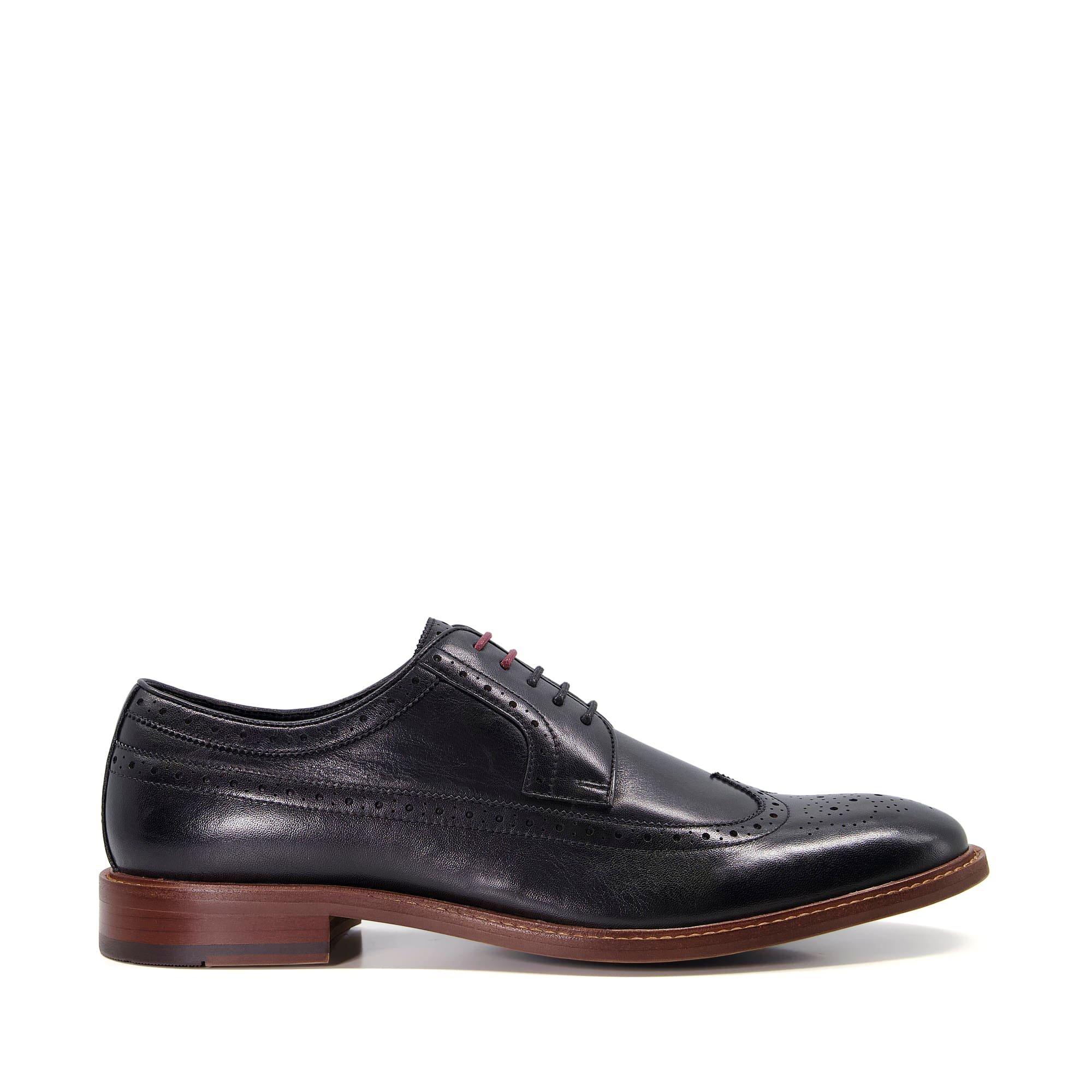 Sort Læder - Dune London - Superior Wingtip Brogues - 1
